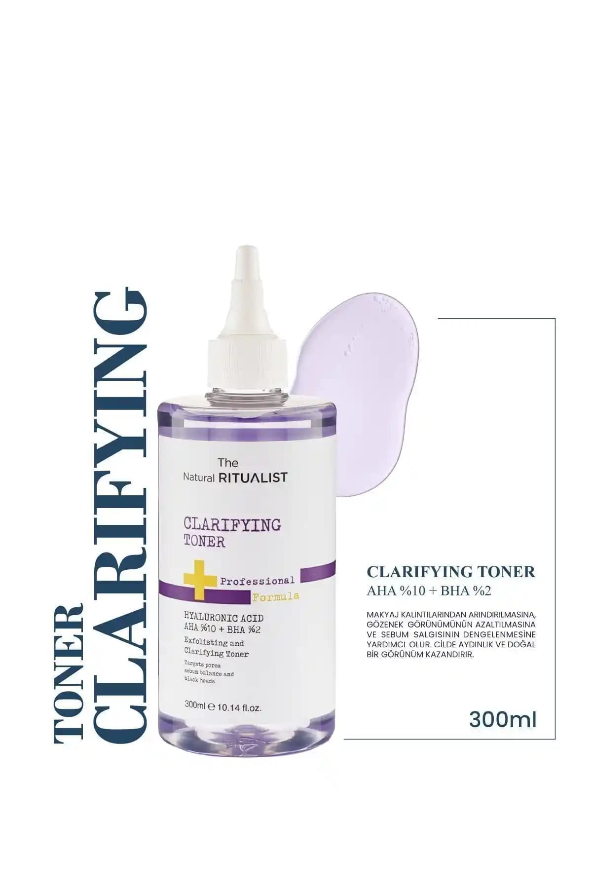 The Natural Ritualist Gözenek Sıkılaştırıcı ve Arındırıcı Glycolic Asit Tonik 300 ml