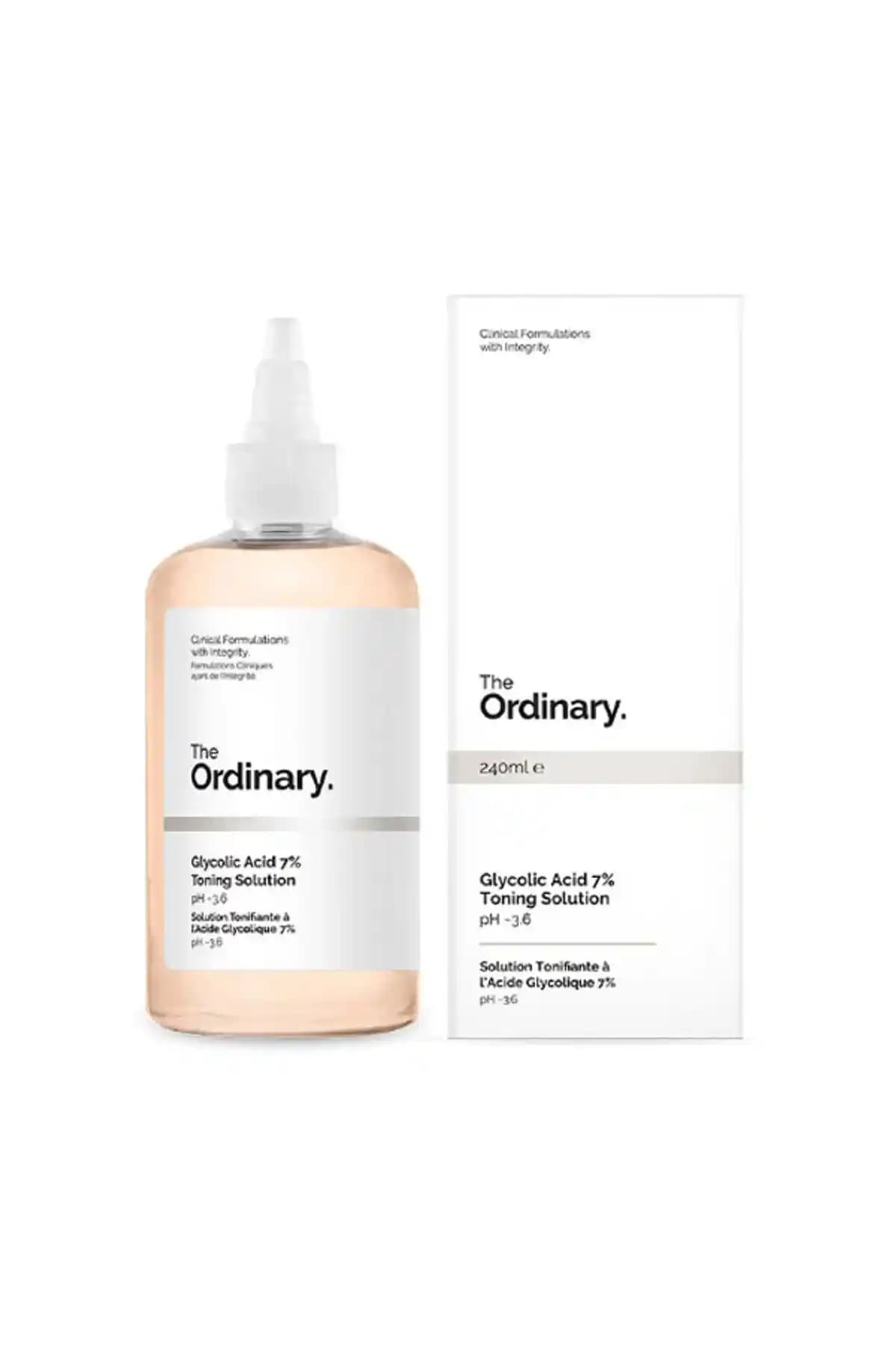 The Ordinary Glycolic Acid 7% Toning Solution: Cilt Parlaklığı ve Pürüzsüzlüğü Sağlayan Etkili Tonik