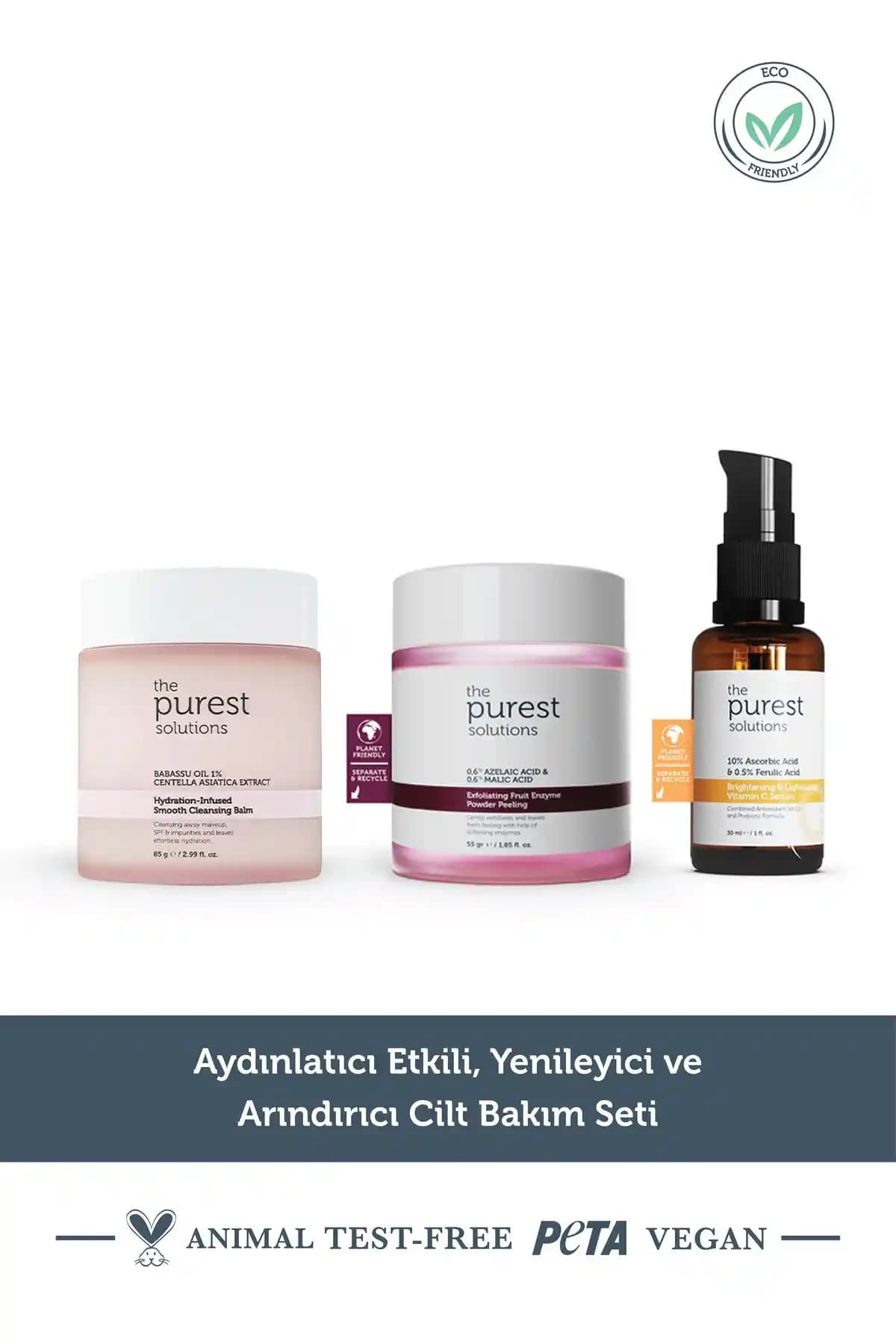 The Purest Solutions Aynılatıcı ve Arındırıcı Cilt Bakım Seti: Doğal Parlaklık ve Temizlik İçin Yenilikçi Tercih