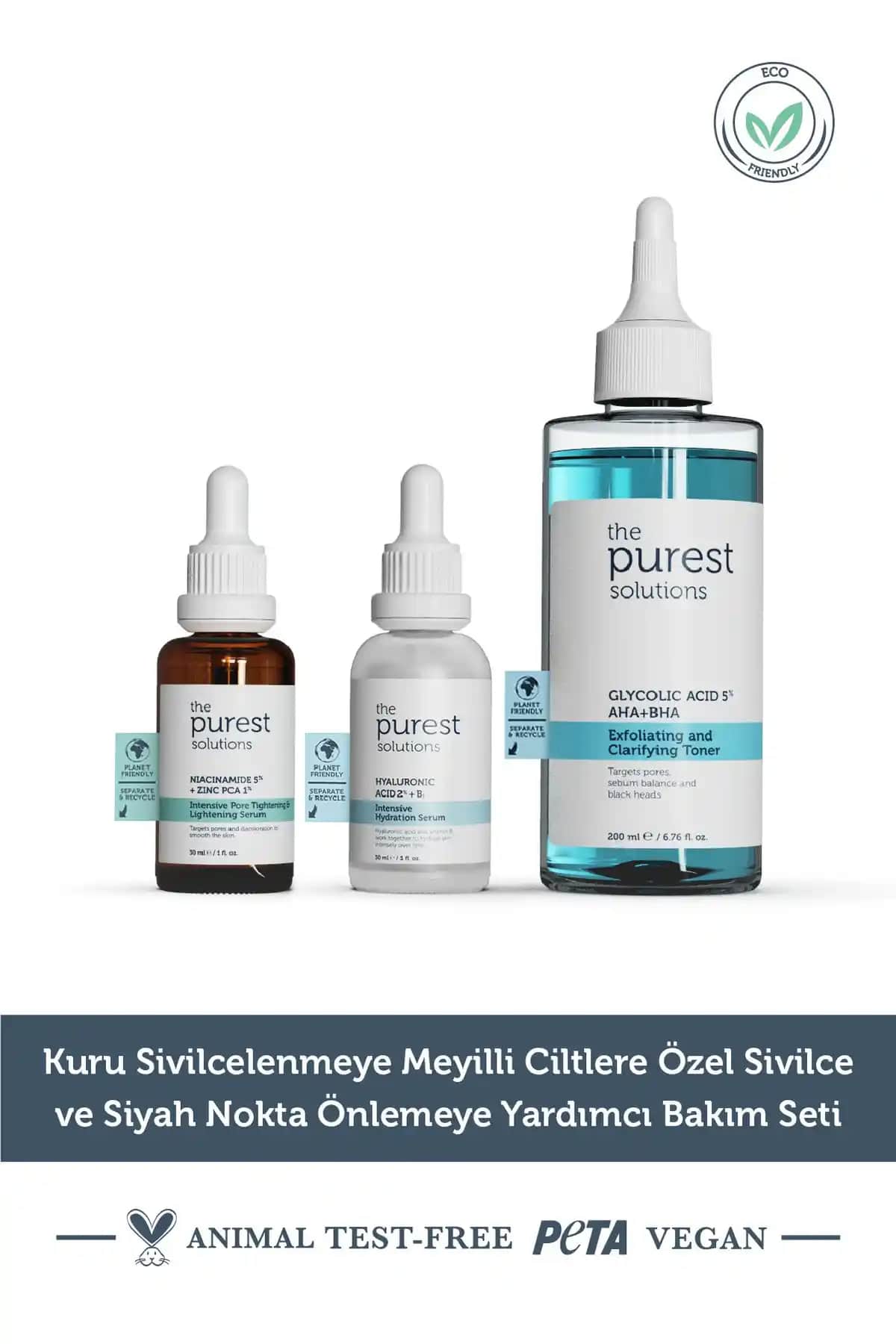 The Purest Solutions Kuru ve Akneye Eğilimli Ciltler İçin Bakım Seti Ürünleri ve Faydaları