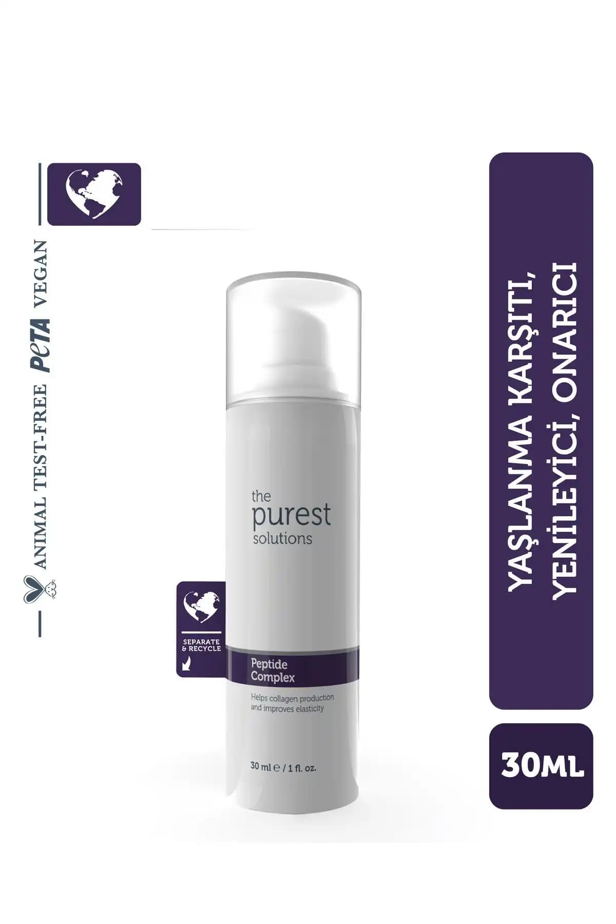 The Purest Solutions Peptide Complex Serumu ile Cilt Yenileme ve Yaşlanma Karşıtı Bakım