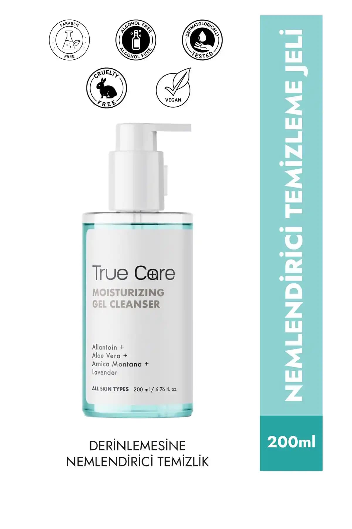 True Care Allantoin ve Aloe Vera İçeren Nemlendirici Su Bazlı Temizleme Jeli İncelemesi
