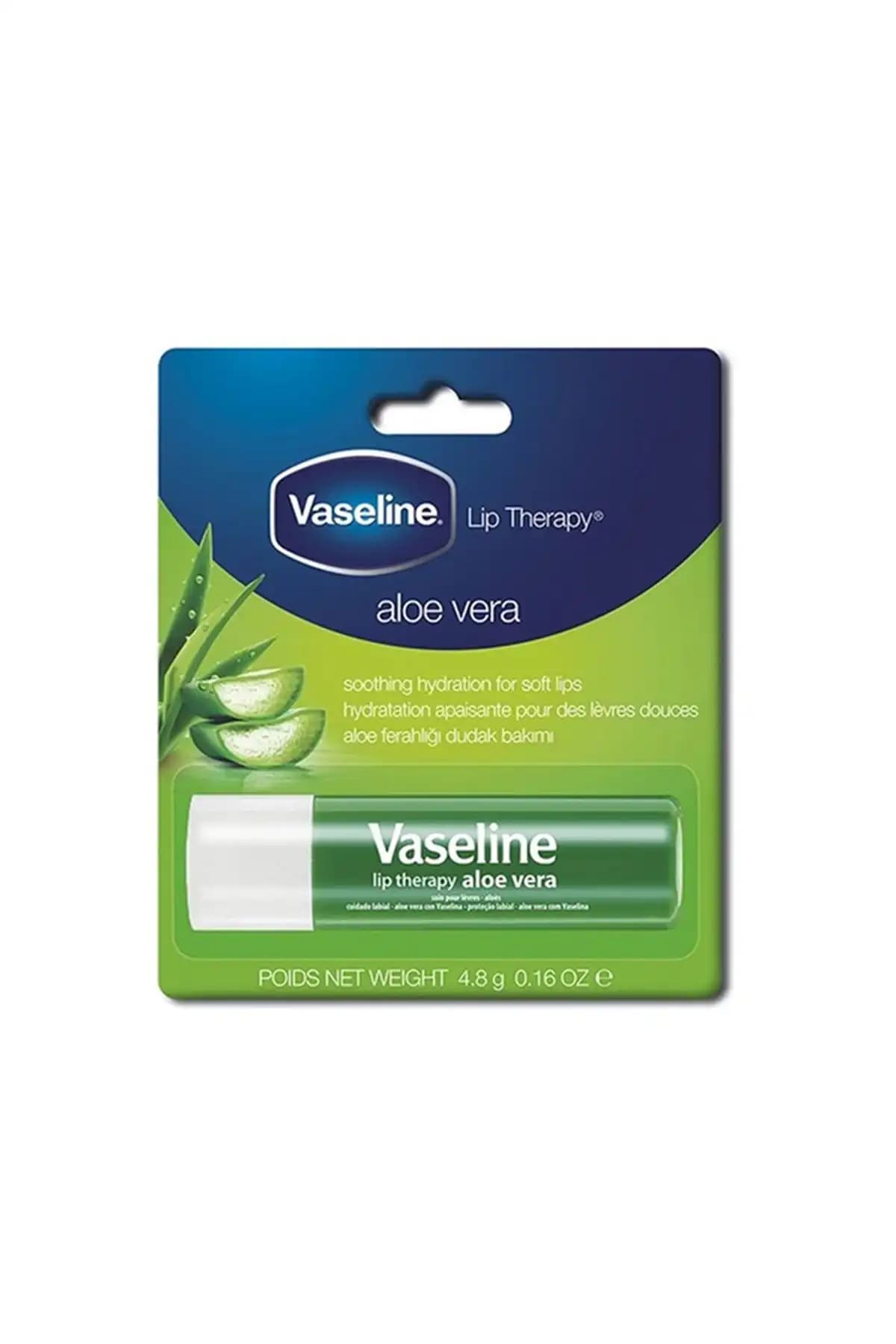 Vaseline Aloe Vera Dudak Balmı: Doğal Nemlendirici ve Yatıştırıcı Dudak Bakım Ürünü
