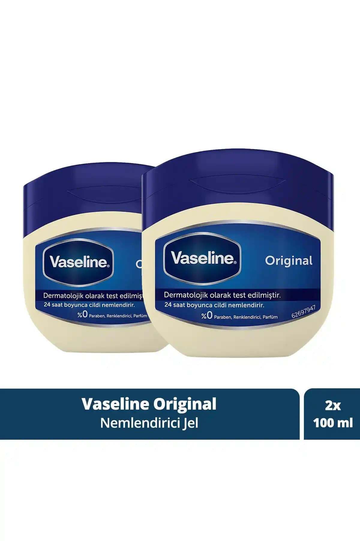 Vaseline Nemlendirici Jel 100 ml X2 ile Günlük Cilt Bakımında Etkili Çözüm