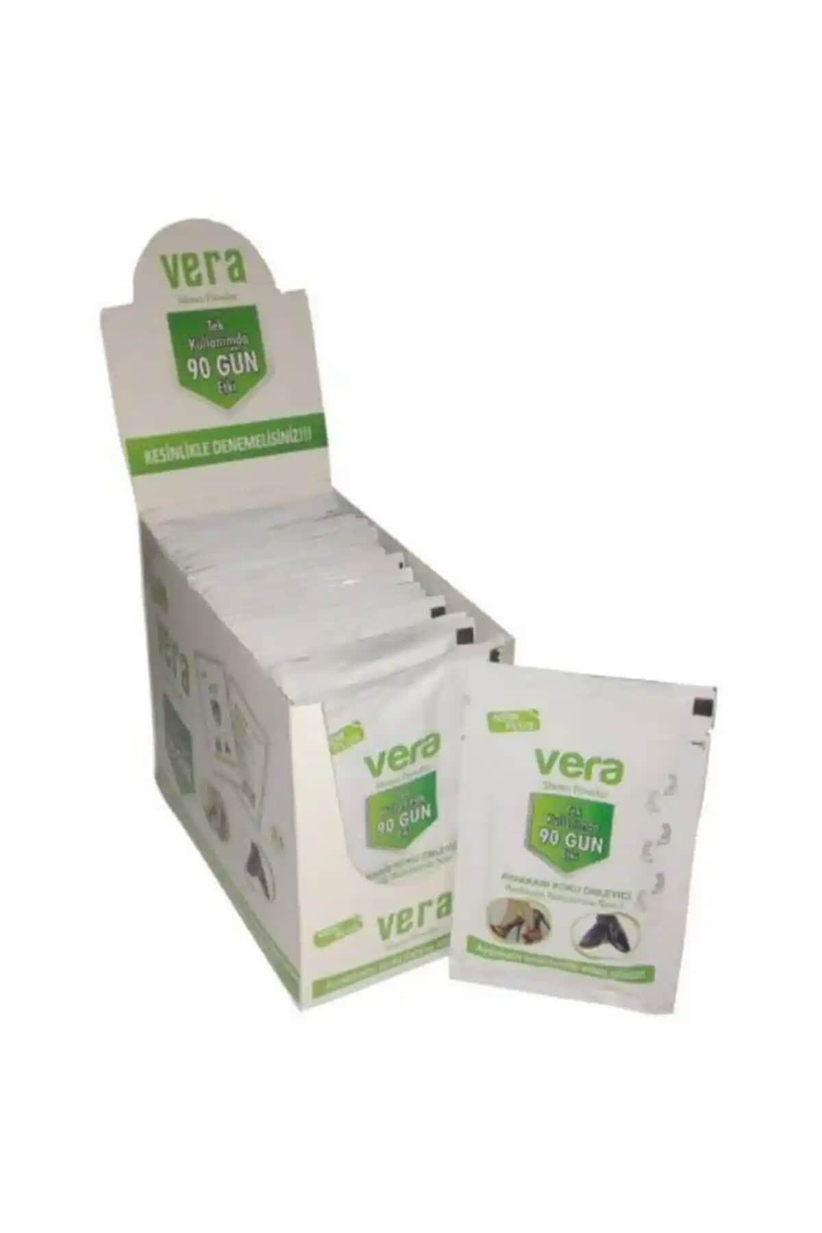 Vera Ayakkabı Koku Önleyici Toz 12gr 24'lü ile Kalıcı Ferahlık ve Temizlik Sağlayın