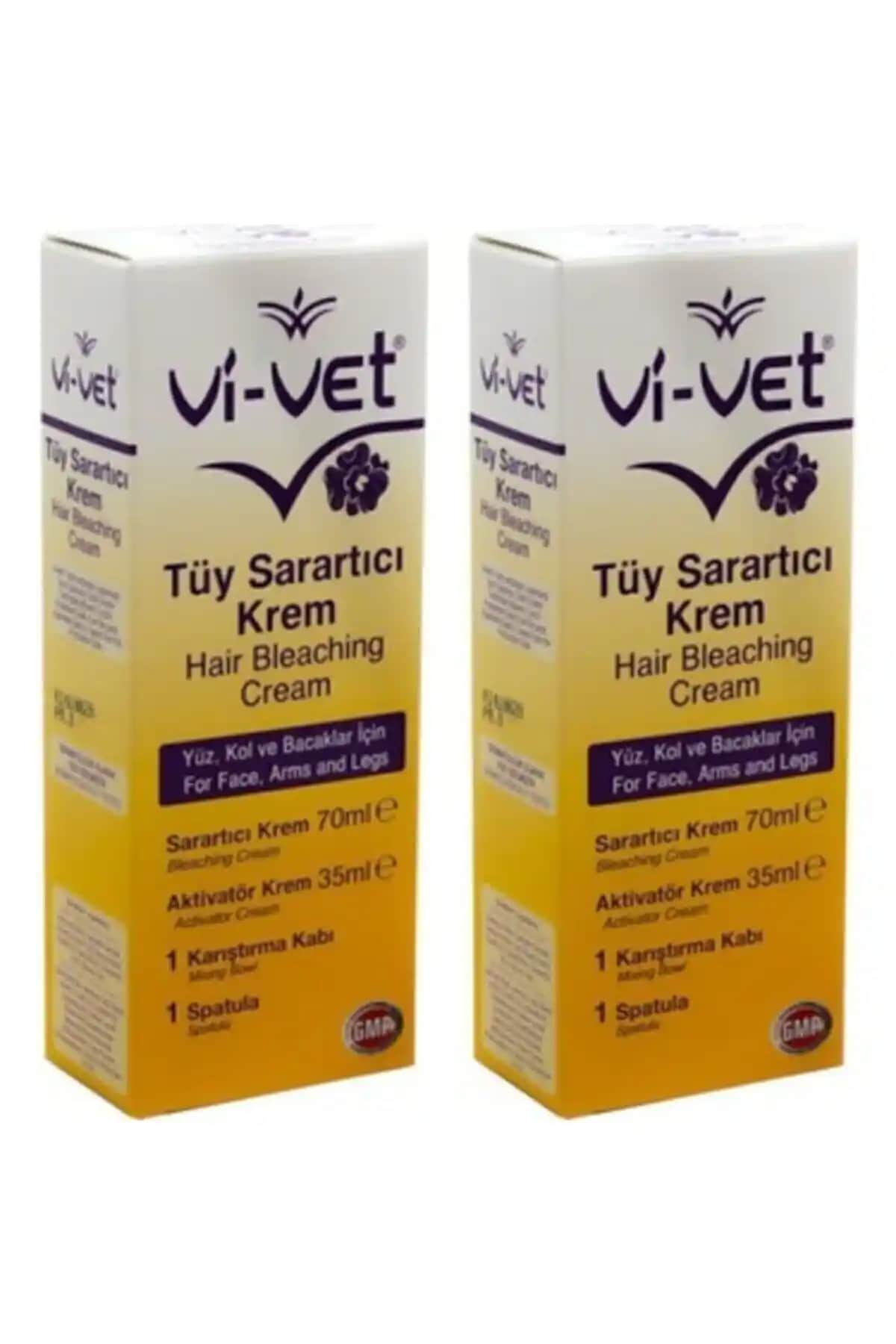 Vi Vet Tüy Sarartıcı Krem 70 ml Hassas Ciltler İçin Güçlü ve Güvenli Kullanım