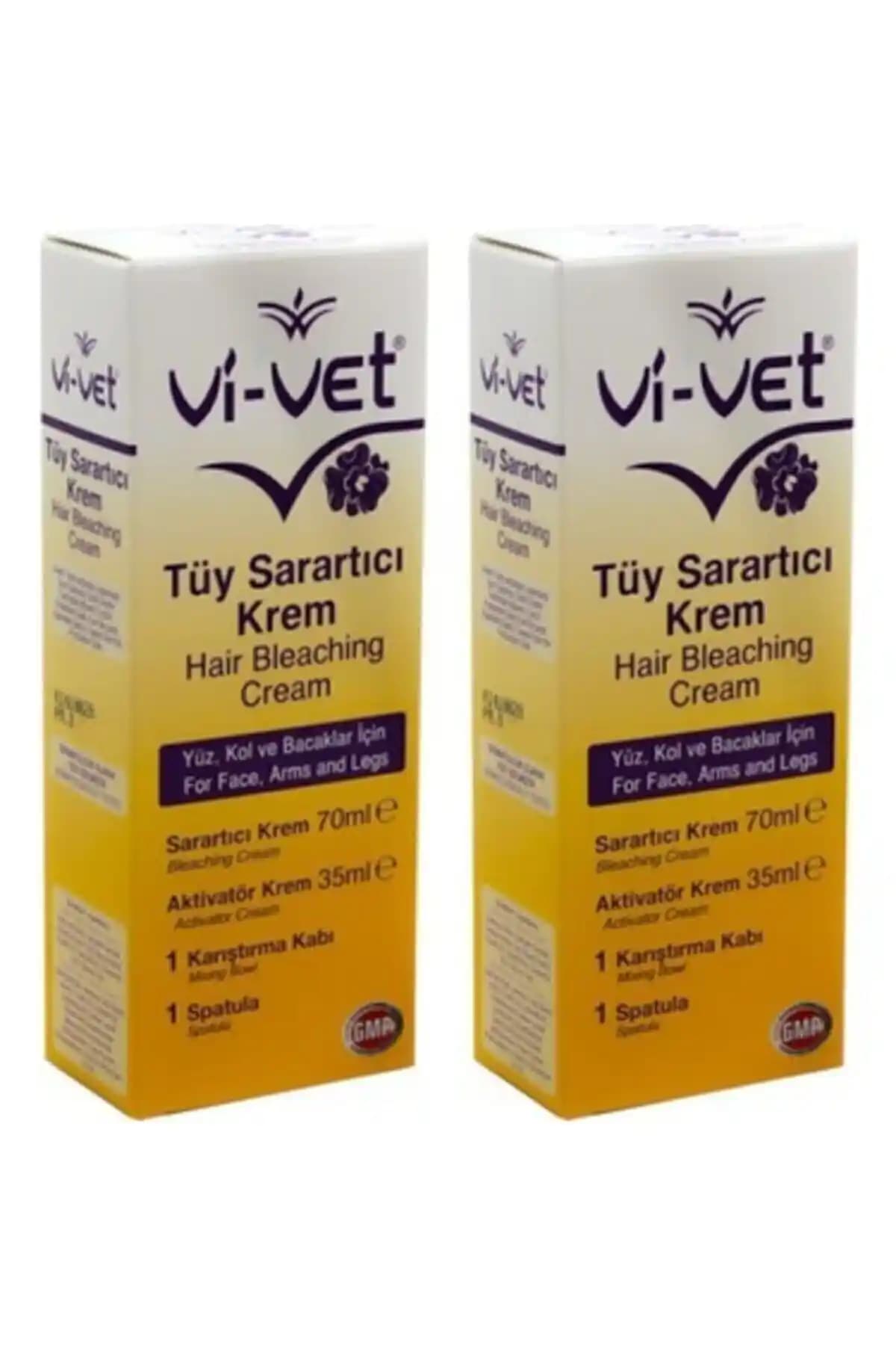 Vi Vet Tüy Sarartıcı Krem 70 ml Hassas Ciltler İçin Güçlü ve Güvenli Kullanım