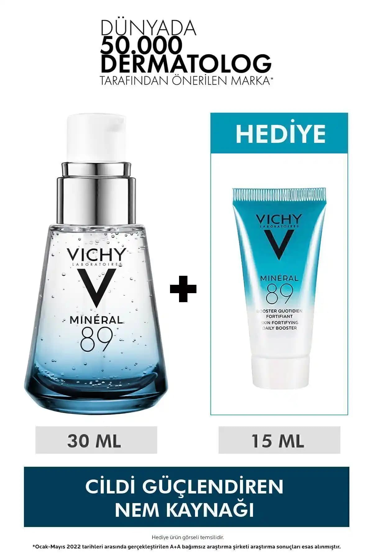 Vichy Mineral 89 Nem Serumu: Doğal ve Hafif Formülüyle Cilt Sağlığını Destekler