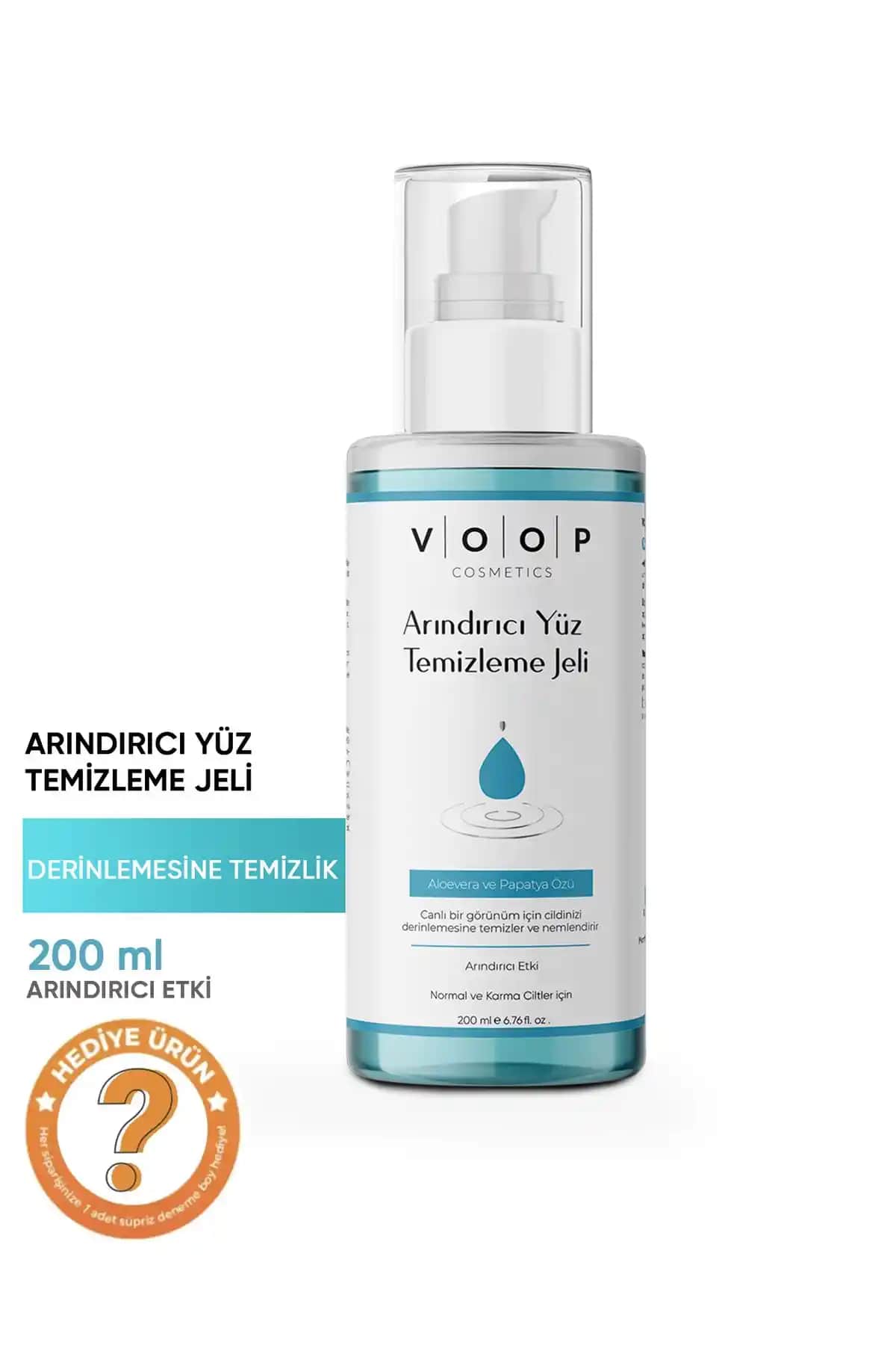 VOOP Arınrıcı Yüz Temizleme Jeli: Derinlemesine Temizlik ve Nem Dengeleyici Özellikler