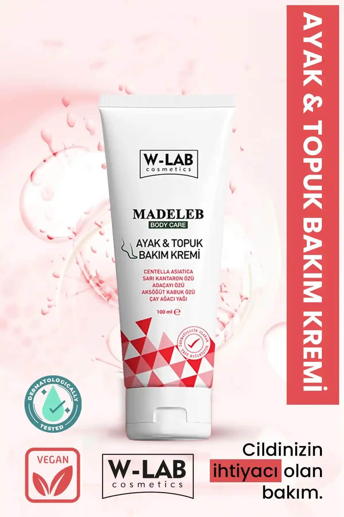 W-Lab Kozmetik Ayak ve Topuk Bakım Kremi ile Yumuşacık ve Sağlıklı Ayaklar