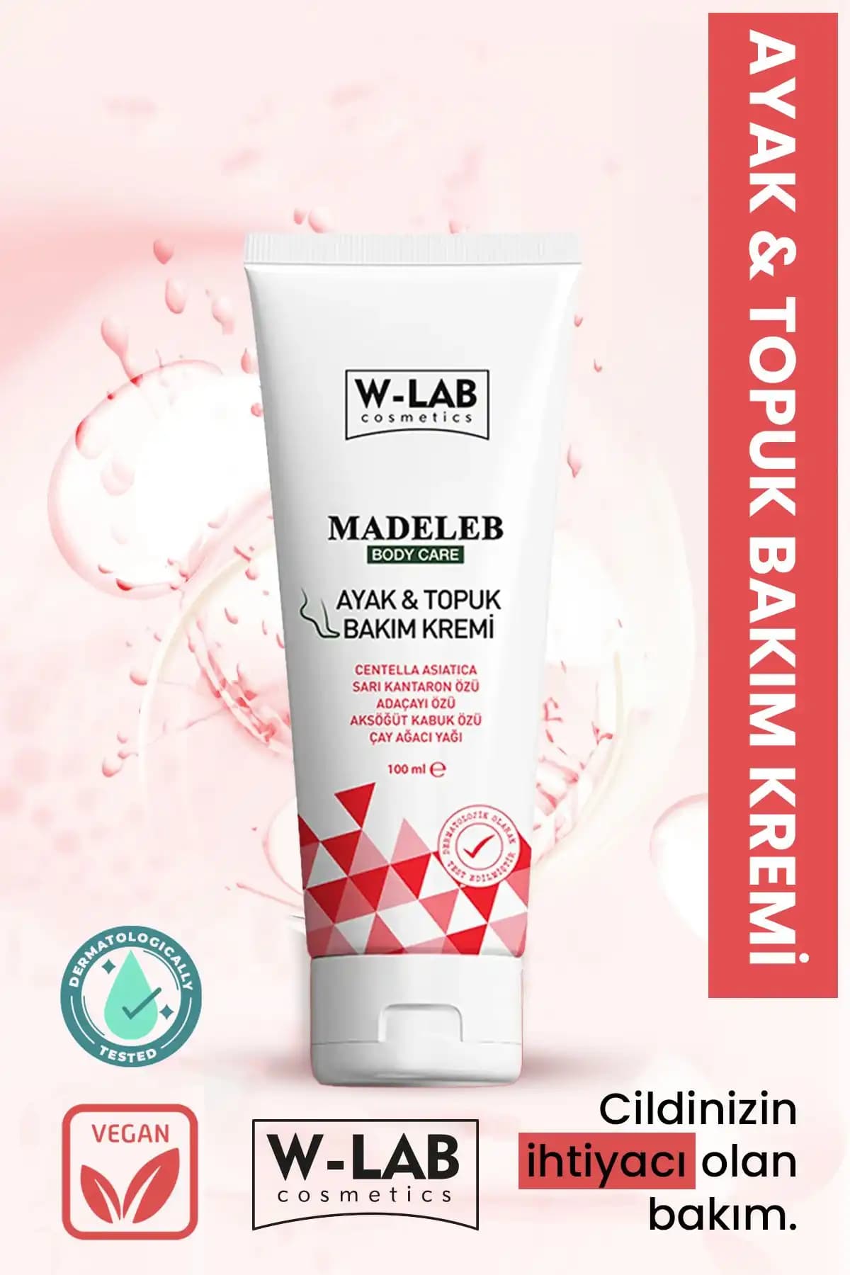 W-Lab Kozmetik Ayak ve Topuk Bakım Kremi ile Yumuşacık ve Sağlıklı Ayaklar