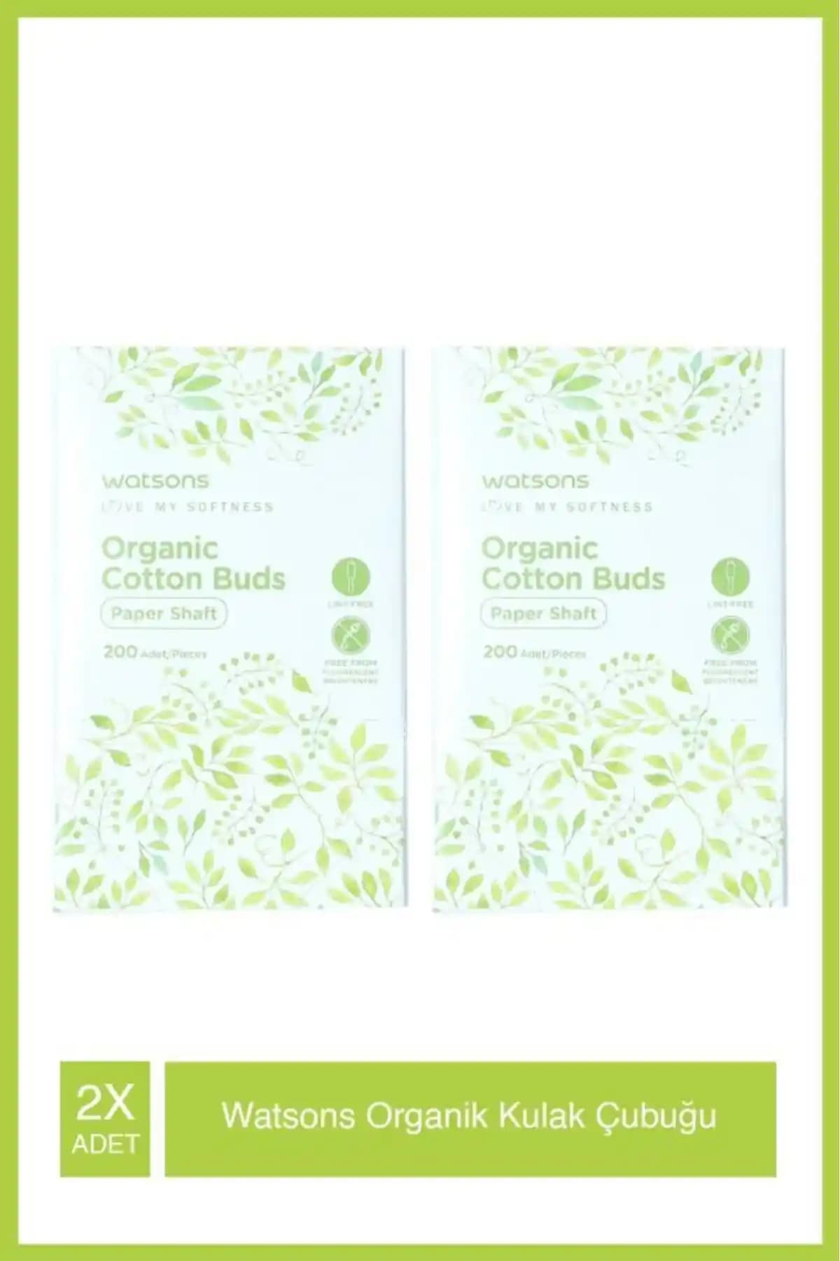 Watsons Organik Kulak Çubuğu: Doğal ve Hijyenik Kulak Temizliği İçin Güvenilir Seçenek