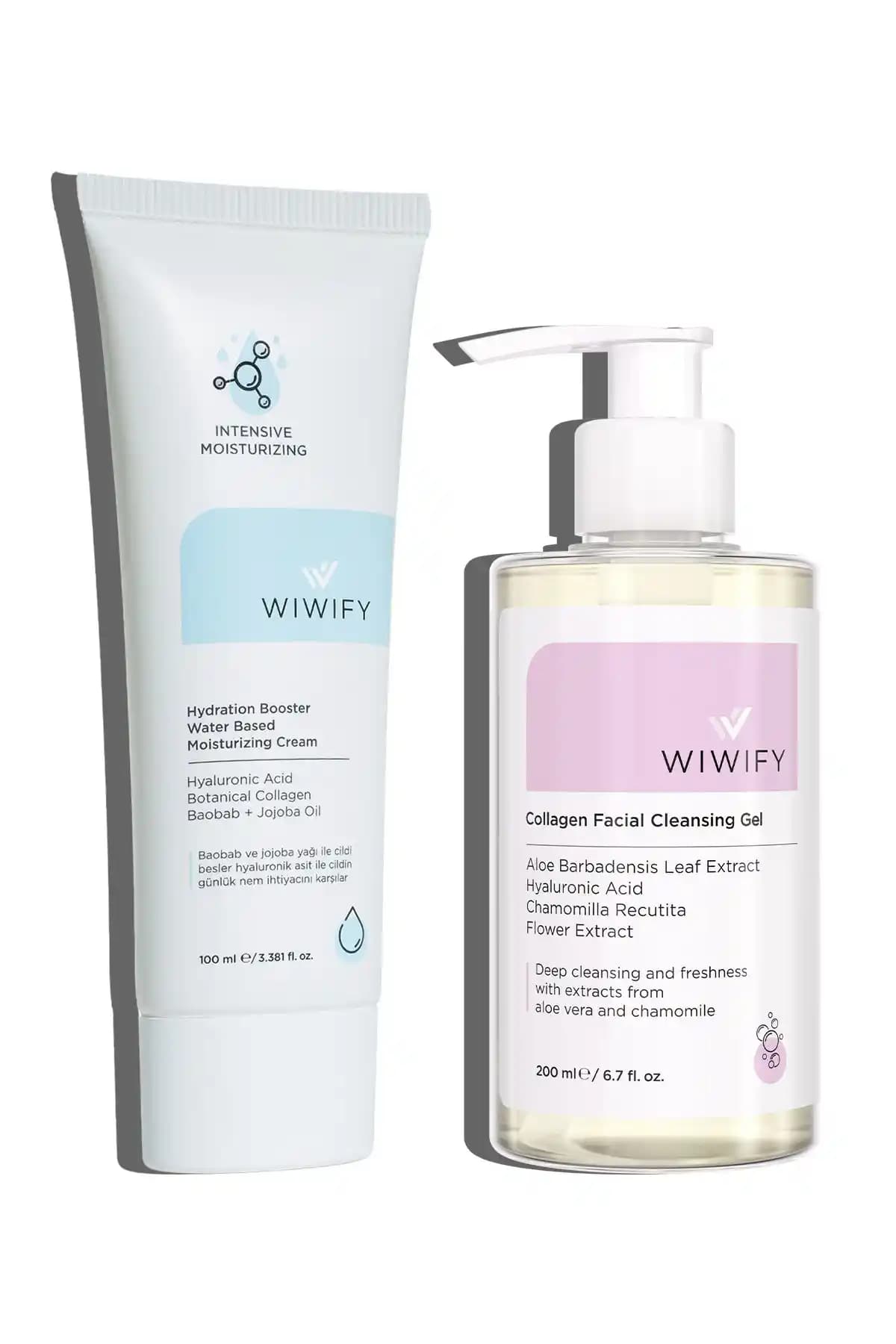 WIWIFY Nemlendirici Krem Kuru ve Hassas Ciltler İçin Doğal ve Vegan Formül