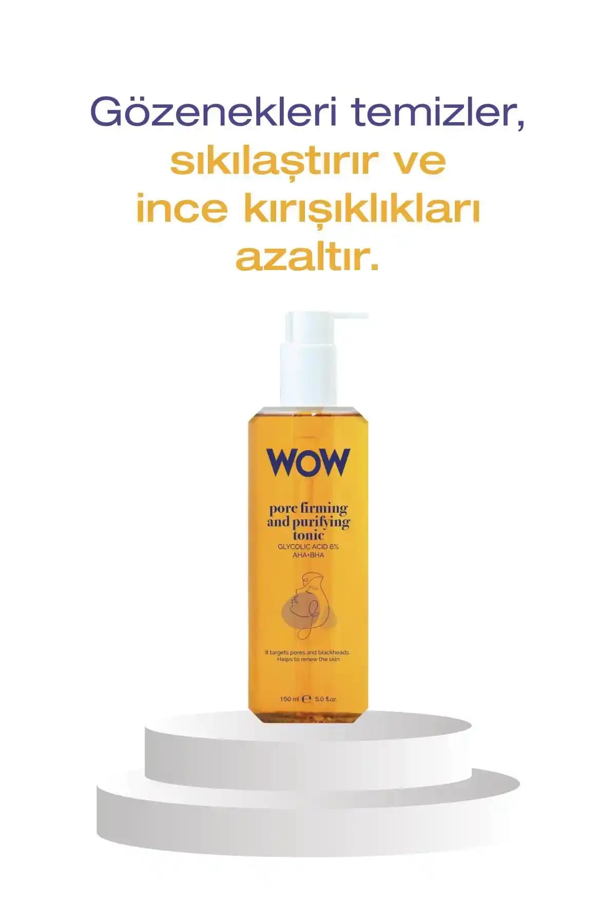 Wowhaircare Gözenek Sıkılaştırıcı ve Arındırıcı Tonik ile Cilt Temizliği ve Sıkılaştırma