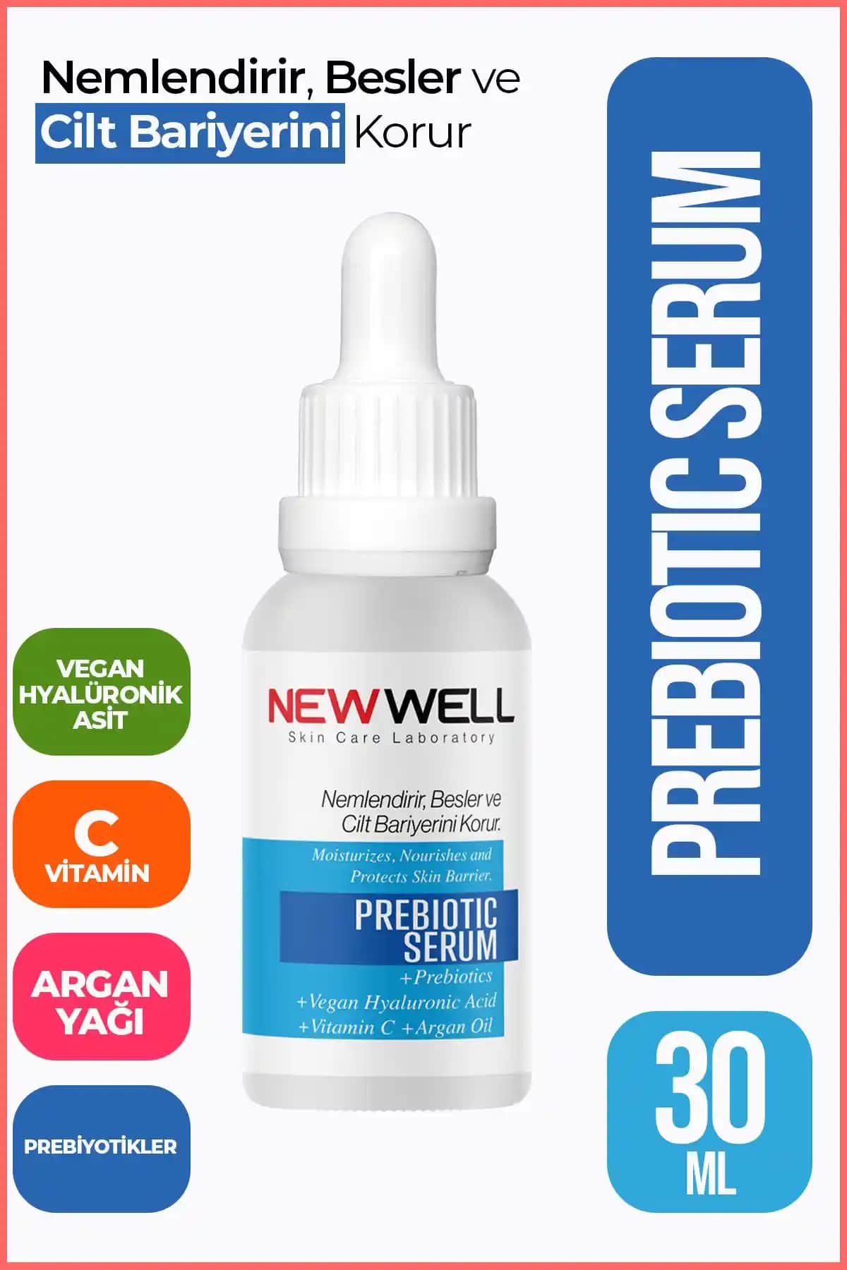 Yeni Well Prebiyotik Serum: Nemlendirici ve Cilt Yenileme Etkili Gelişmiş Formül