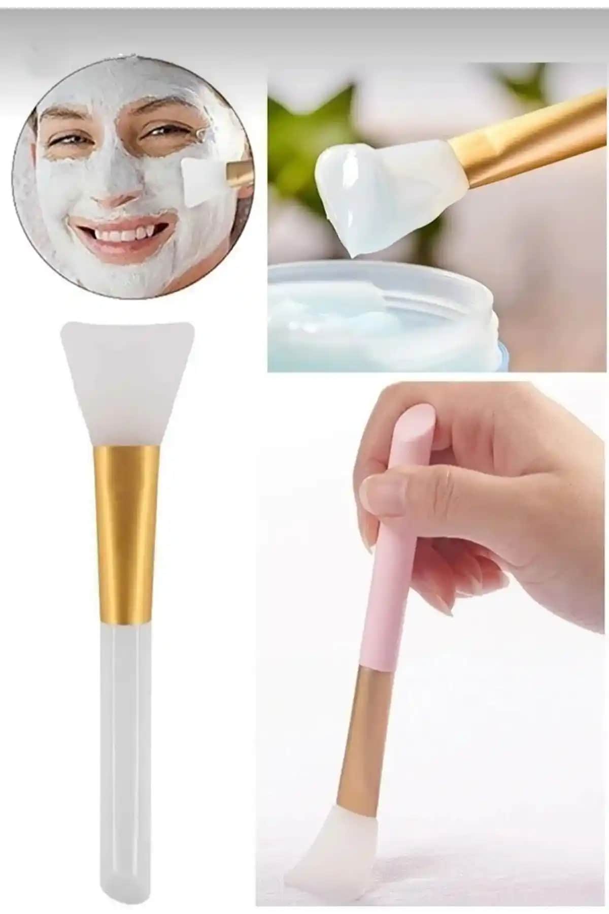 Yüz Bakımını Kolaylaştıran Silikon Maske Spatulası - Hijyenik ve Pratik Kullanım