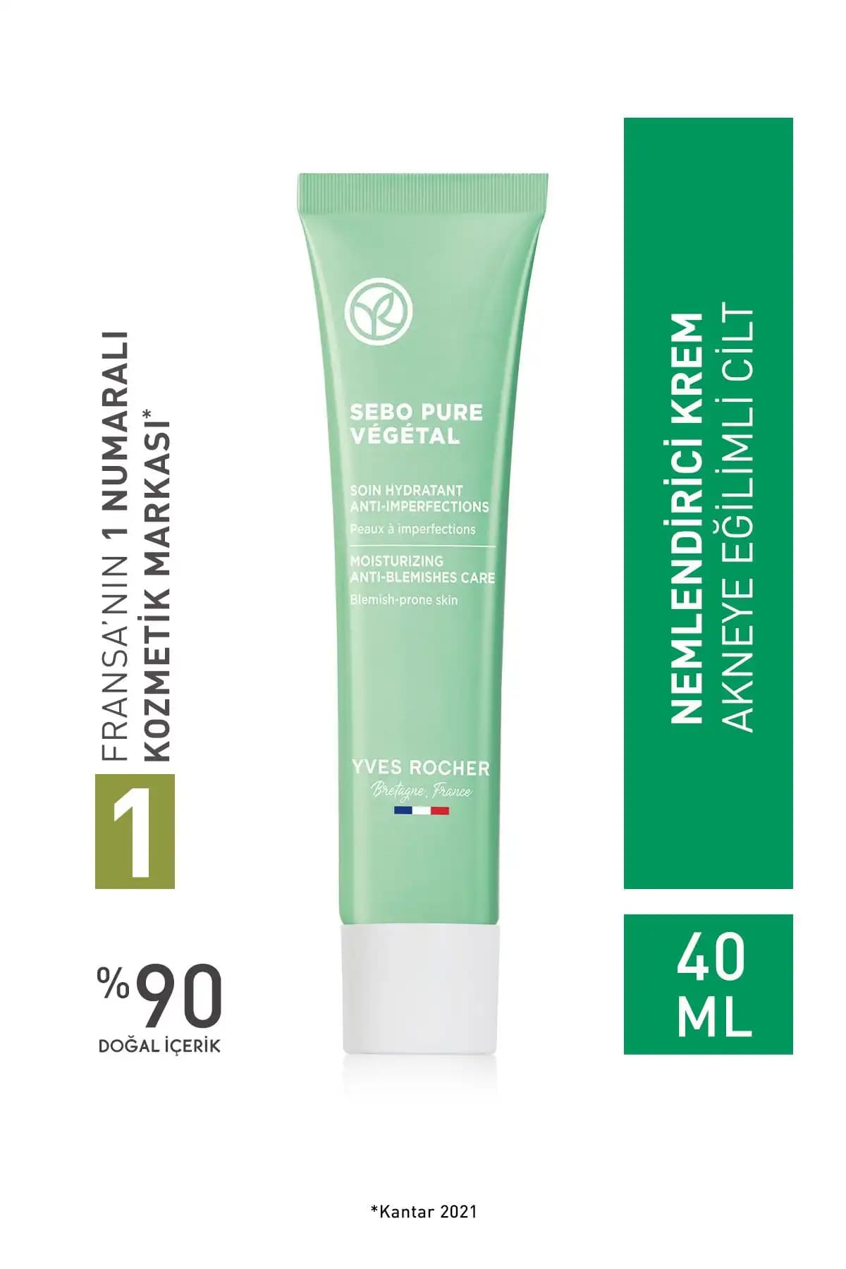 Yves Rocher Akne Eğilimli Ciltler İçin Çinko ve Salisilik Asitli Jel Krem Önerileri