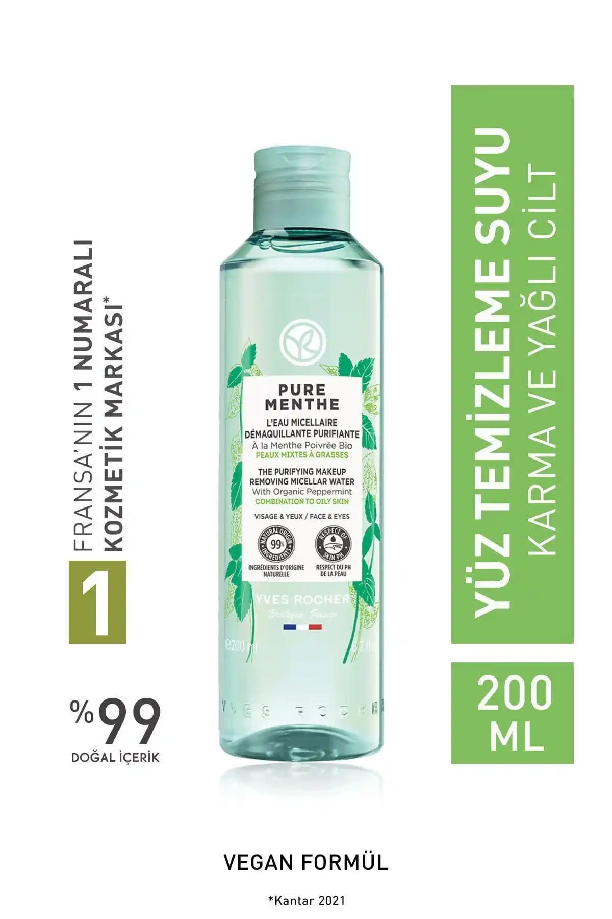 Yves Rocher Karma ve Akne Eğilimli Ciltler İçin Micellar Temizleme Suyu Özellikleri ve Kullanımı