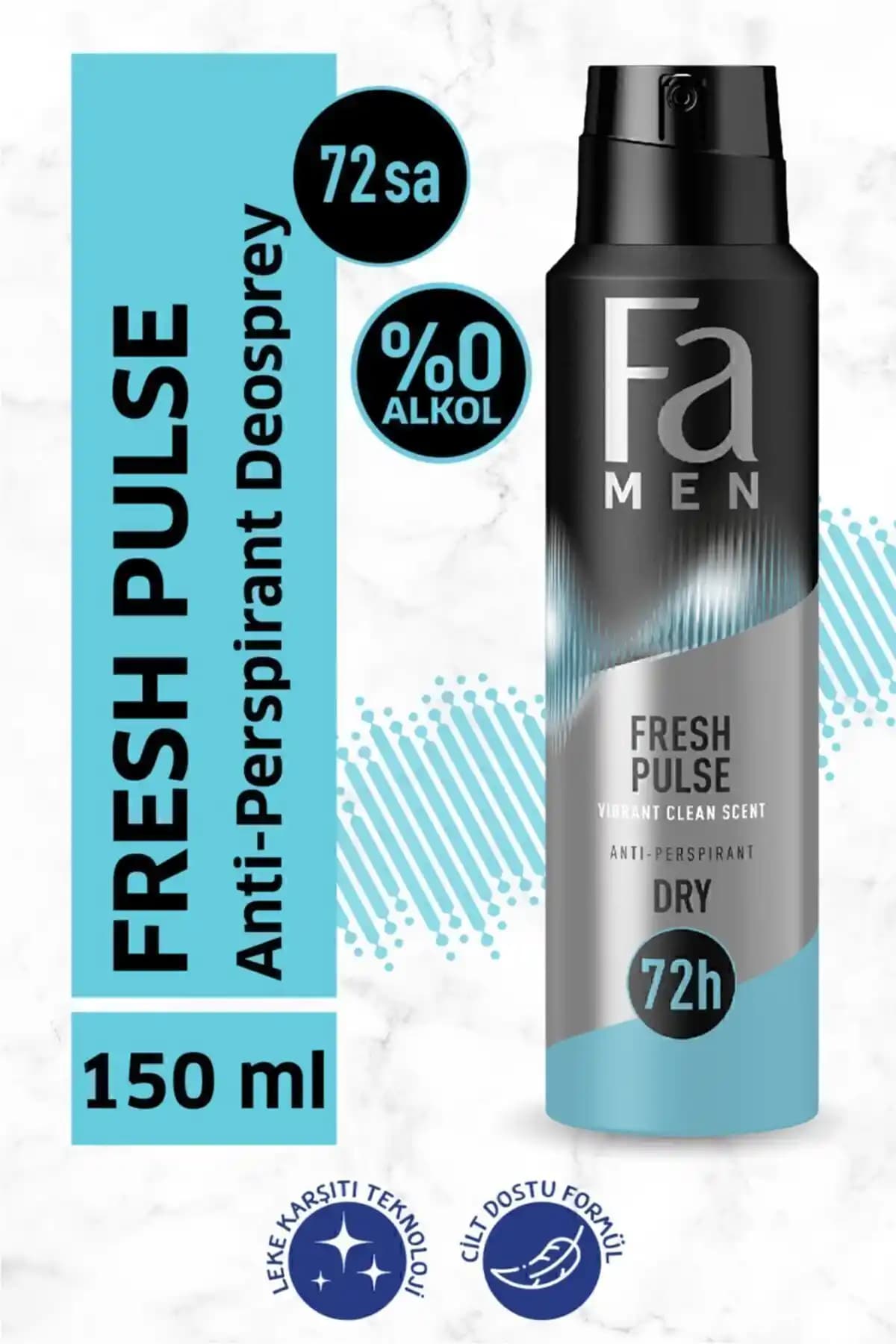 Fa Erkek Fresh Pulse Deosprey: Ferahlatıcı ve Organik Özellikler