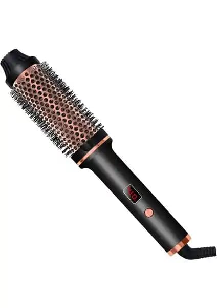 VeryFit Çift PTC 3'ü Bir Arada LCD Ekranlı İyonik Termal Fırça ile Saç Şekillendirme