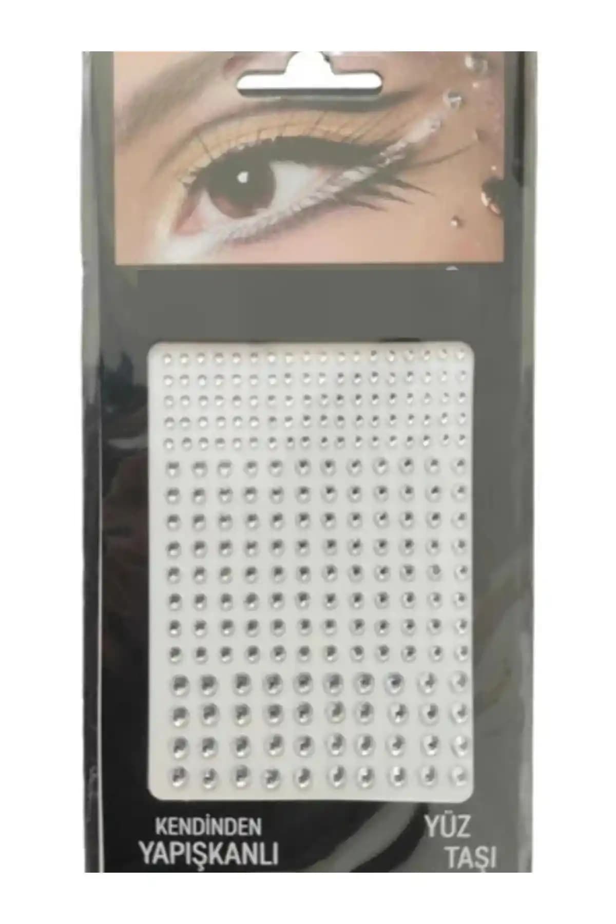 48 Adet Kendinden Yapışkanlı Yüz ve Göz Süsleme Taşı Seti ile Yaratıcı Makyaj Tasarımları