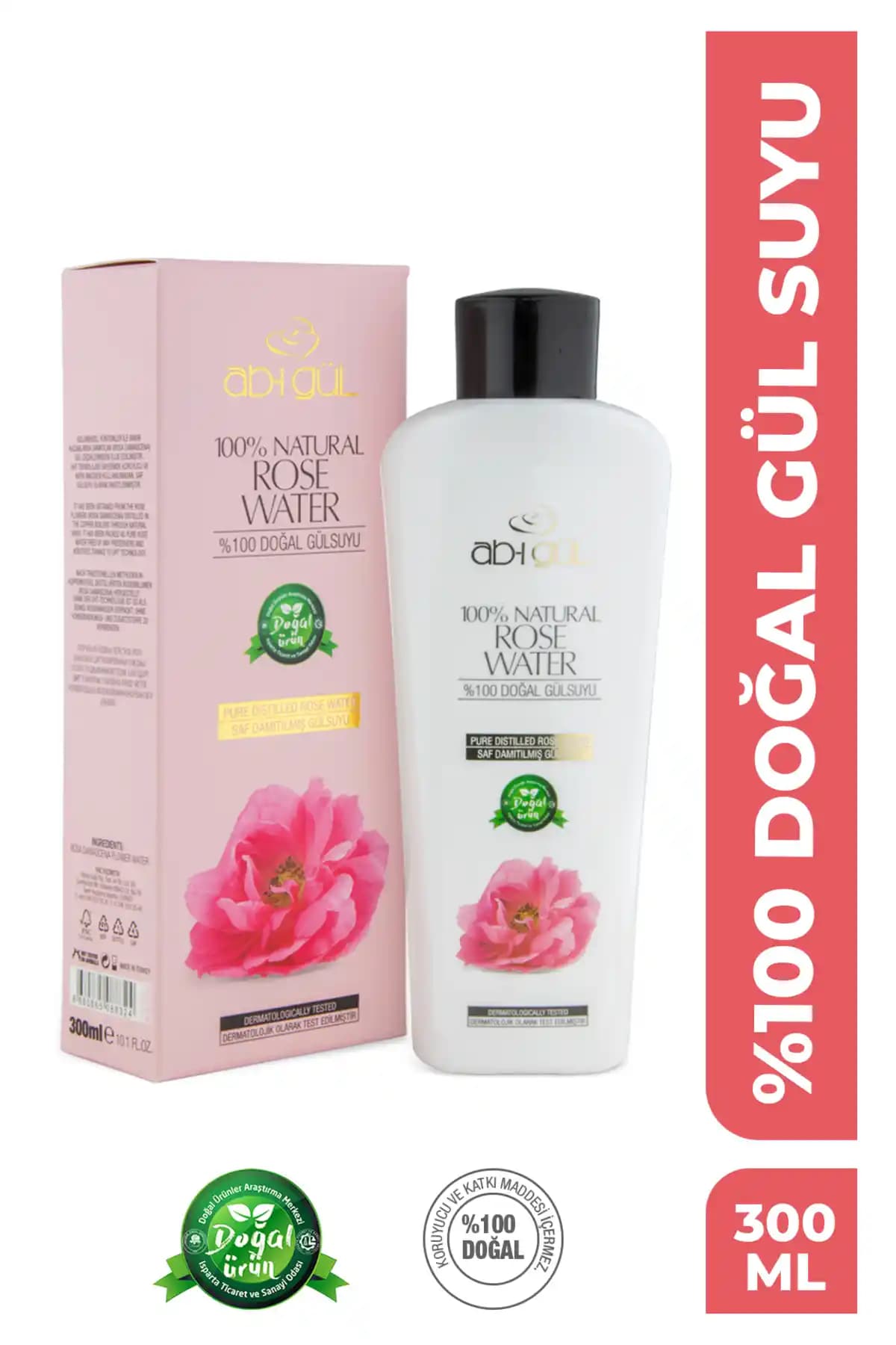 Ab-ı Gül %100 Doğal Gül Suyu: Cilt ve Saç Bakımında Çok Yönlü Doğal Çözüm
