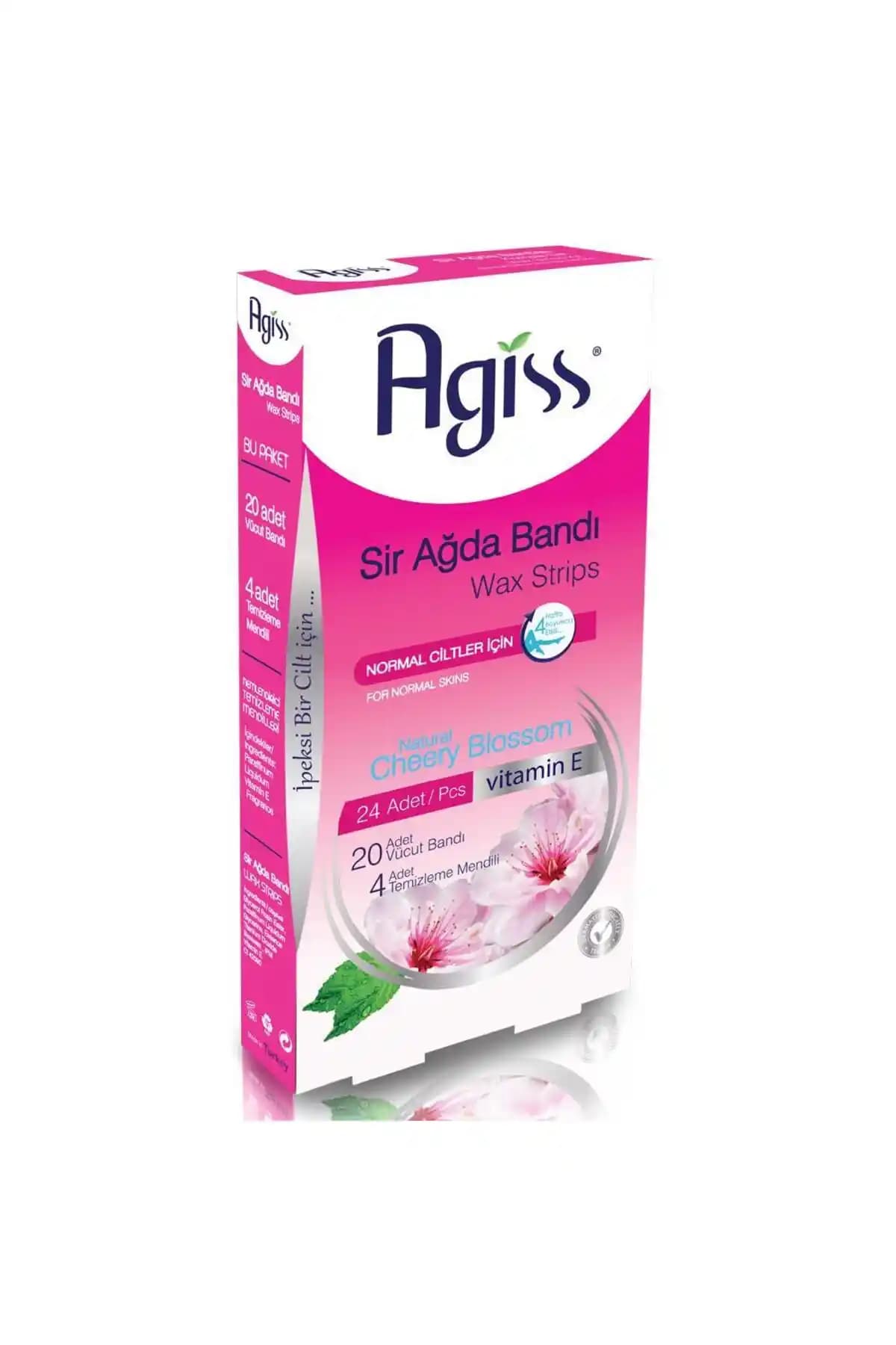 AGISS Sir Ağda Bandı 24'lü Body Normal Ciltler için Pratik ve Etkili Epilasyon Çözümü