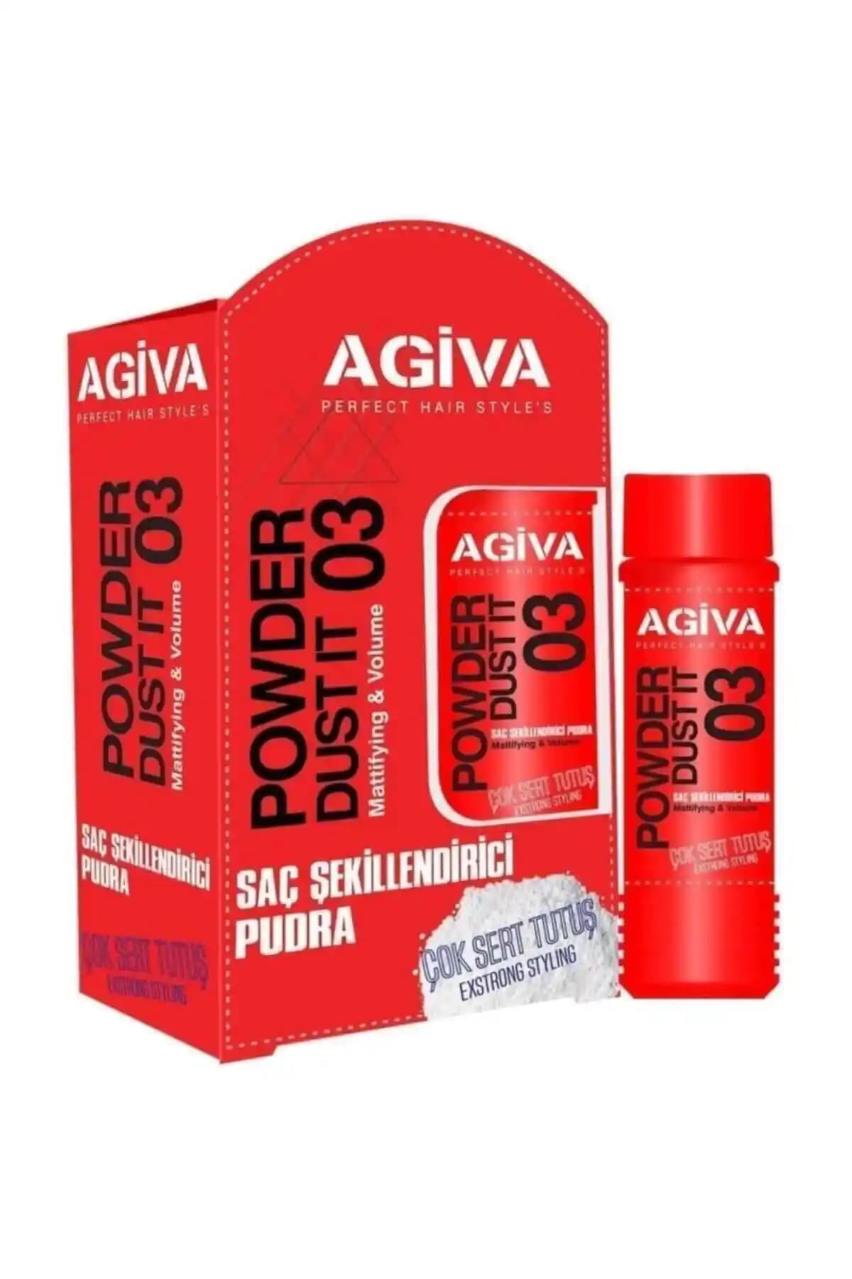 Agiva Styling Powder Pudra ile Güçlü ve Havalı Saçlar İçin Hızlı Hacim ve Sert Tutuş Sağlama