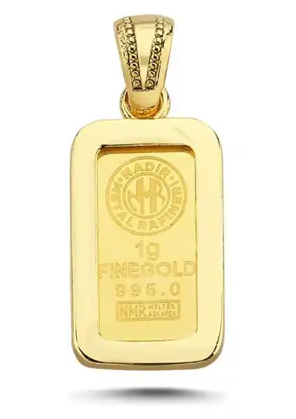 Altında Fırsat 1 Gram 24 Ayar Saf Altın Kolye Ucu Güvenli ve Şık Tasarım
