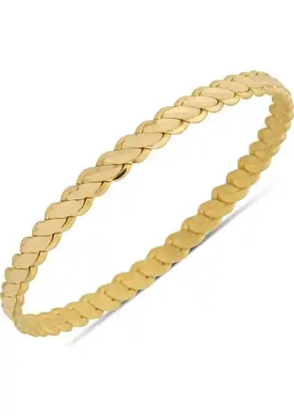 Altında Fırsat 25 Gr 22 Ayar Burma Bilezik: El Yapımı Zarif ve Dayanıklı Takı Seçeneği