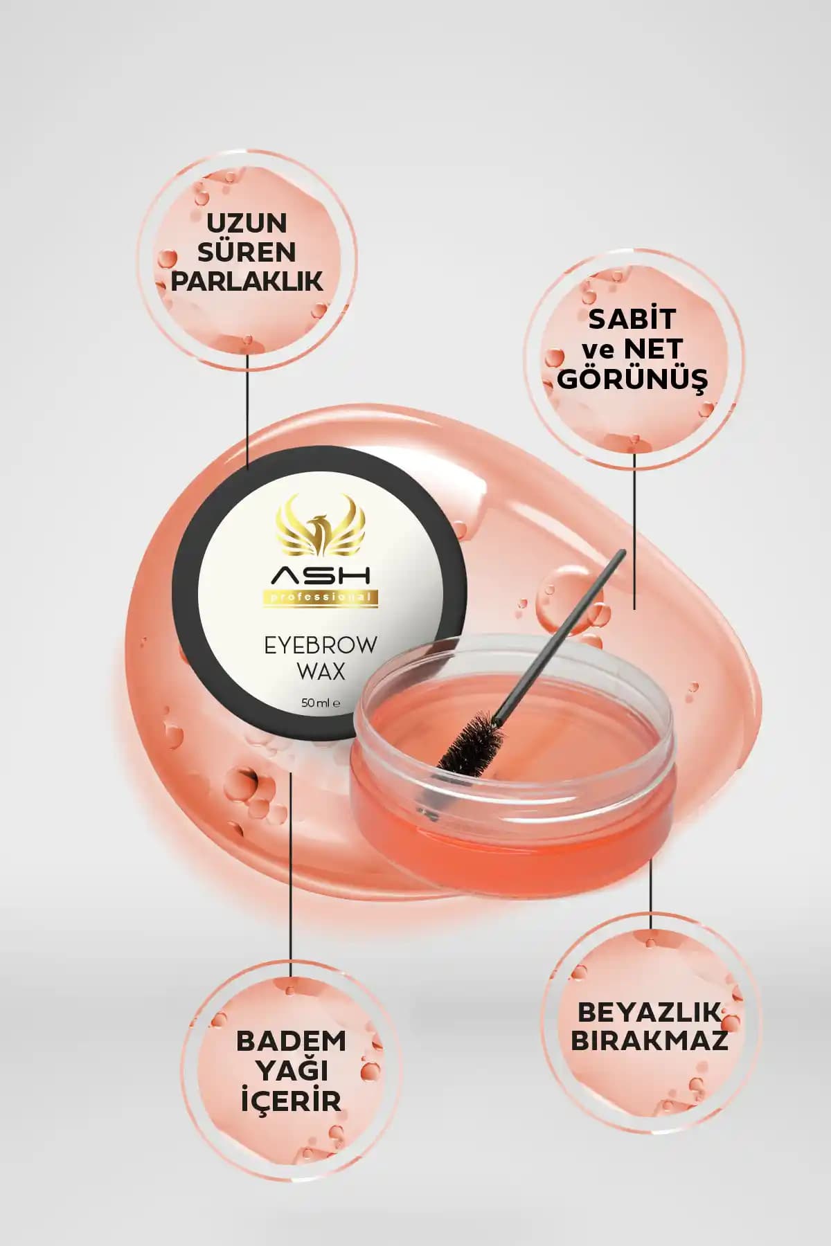 Ash Professional Kaş Sabitleyici: Doğal ve Kalıcı Çözüm ile Makyajınızı Tamamlayın
