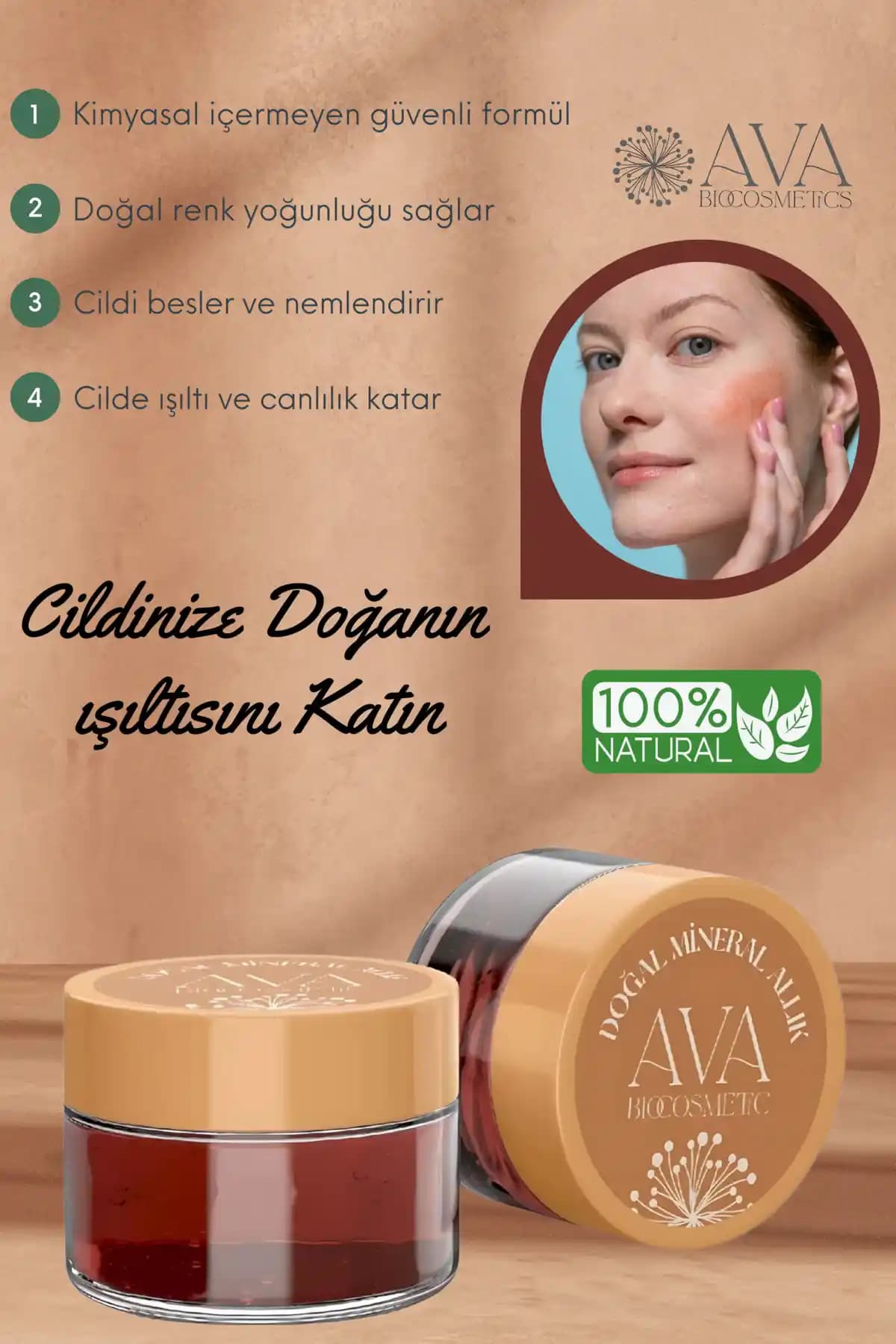 AvA Bio Cosmetics Doğal Mineral Allık: Doğal İçeriklerle Göz Alıcı Makyaj Deneyimi