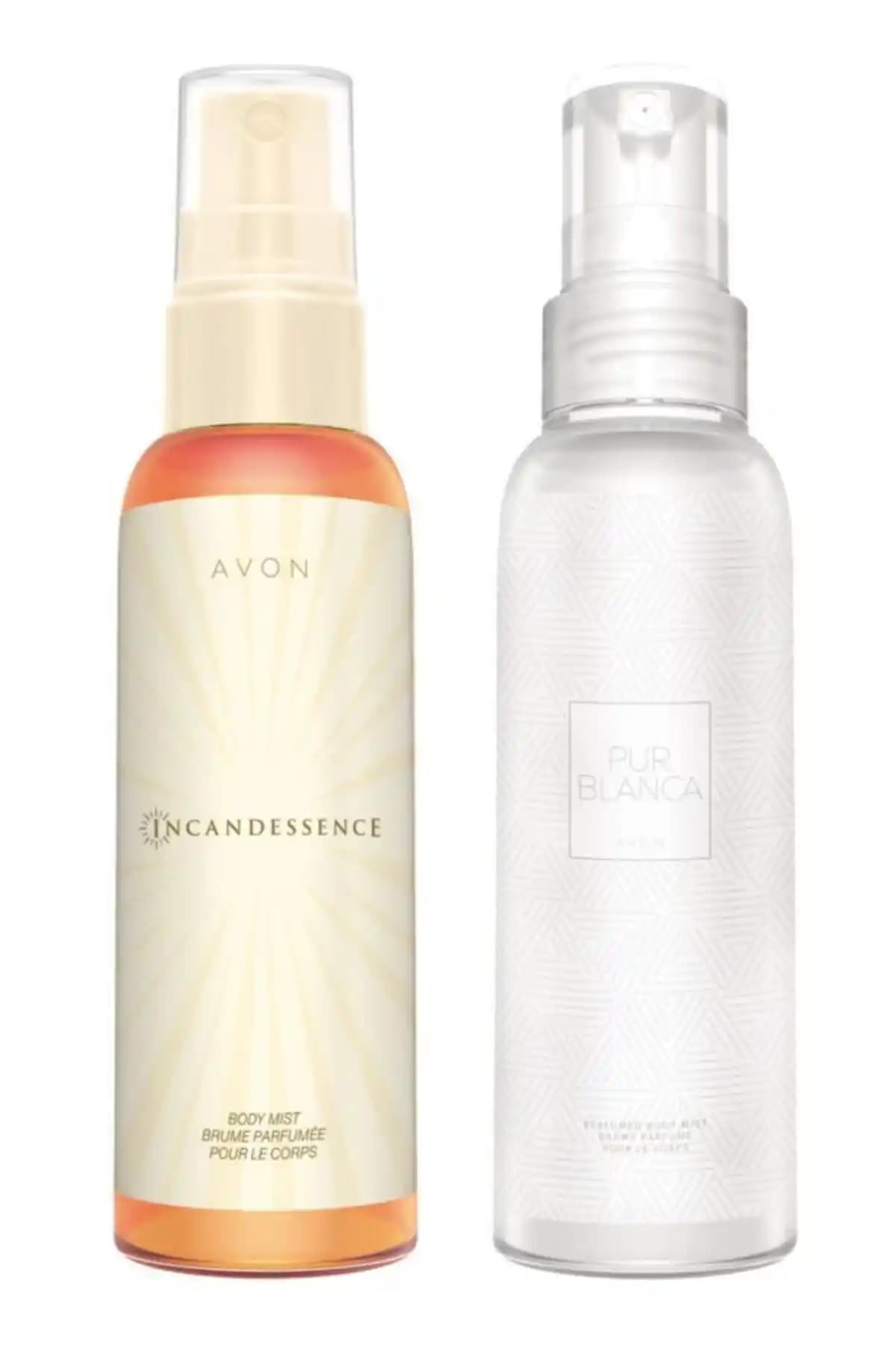 Avon Incandessence ve Pur Blanca Kadın Vücut Spreyi Paketi Günlük Ferahlatıcı Kullanım İçin