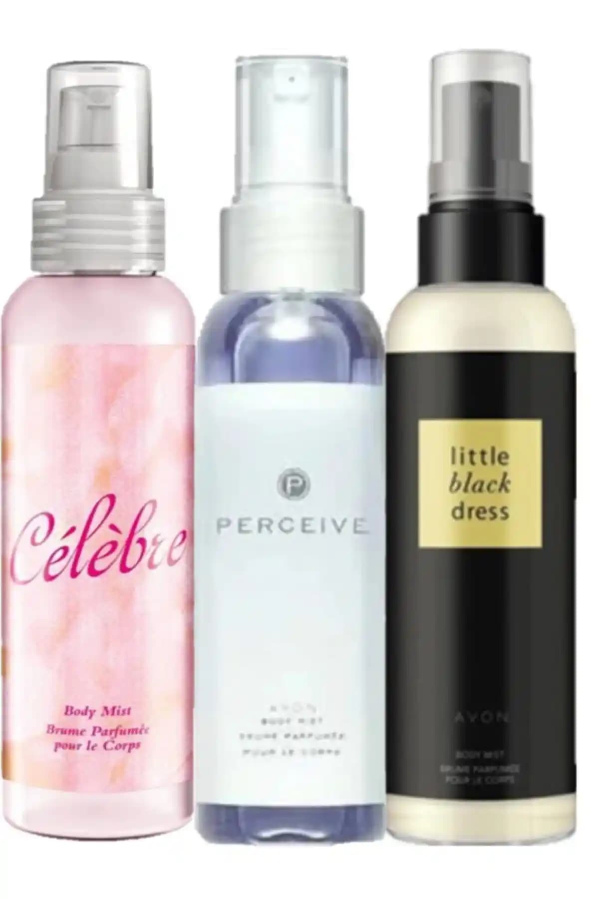 Avon Kadın Vücut Spreyi Koleksiyonu: Belinay Celebre, Little Black Dress ve Perceive özellikleri