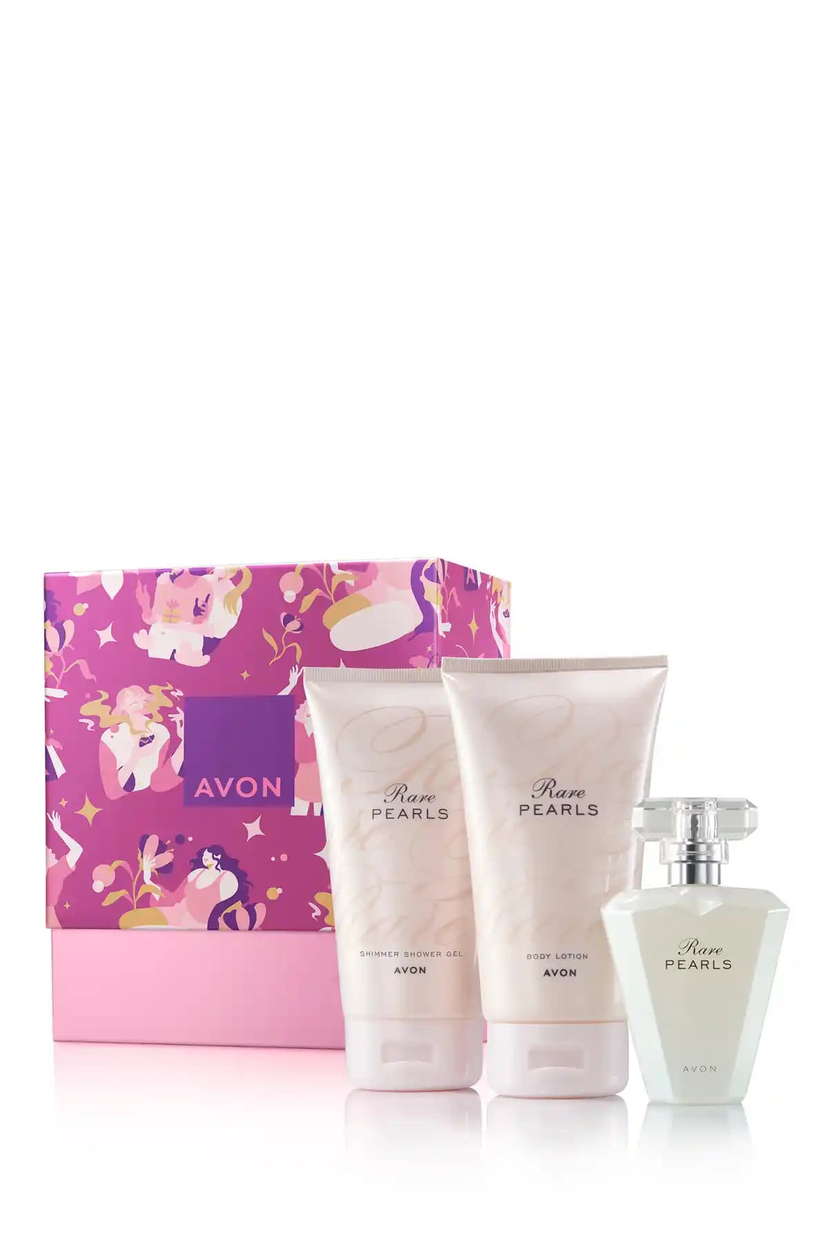 Avon Rare Pearls Kadın Parfüm Seti: Kalıcı ve Zarif Koku Deneyimi İçin Uygun