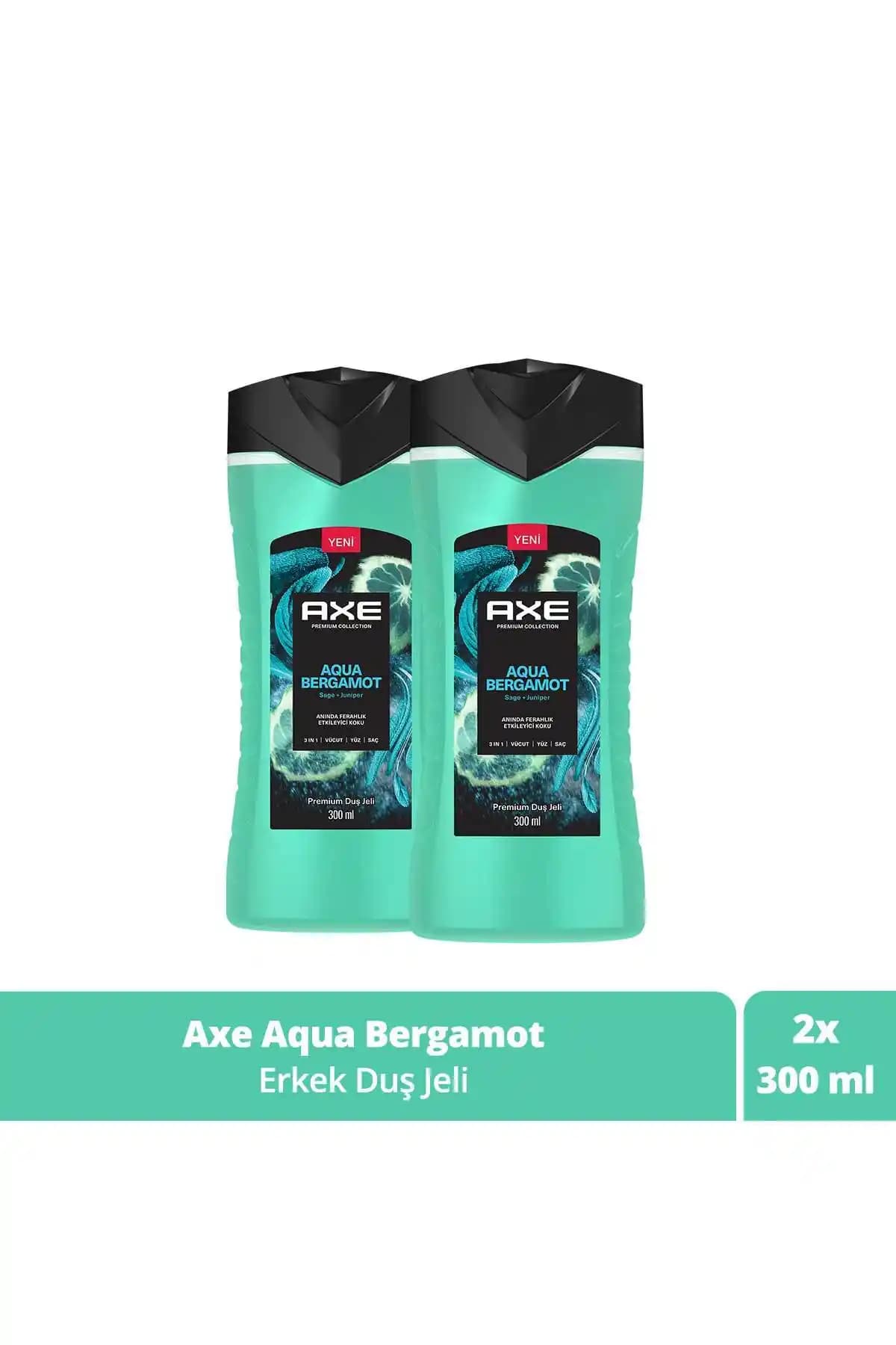 Axe Premium Collection Aqua Bergamot Duş Jeli: Çok Yönlü Temizlik ve Ferahlık Deneyimi