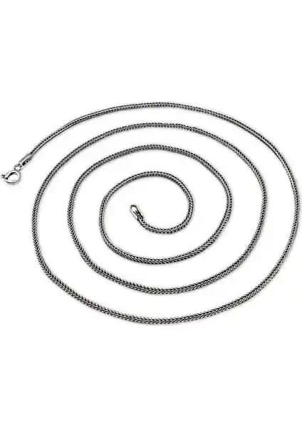 Aykat Uzun Gümüş Zincir 70 cm Şık ve Dayanıklı Takı Parçası