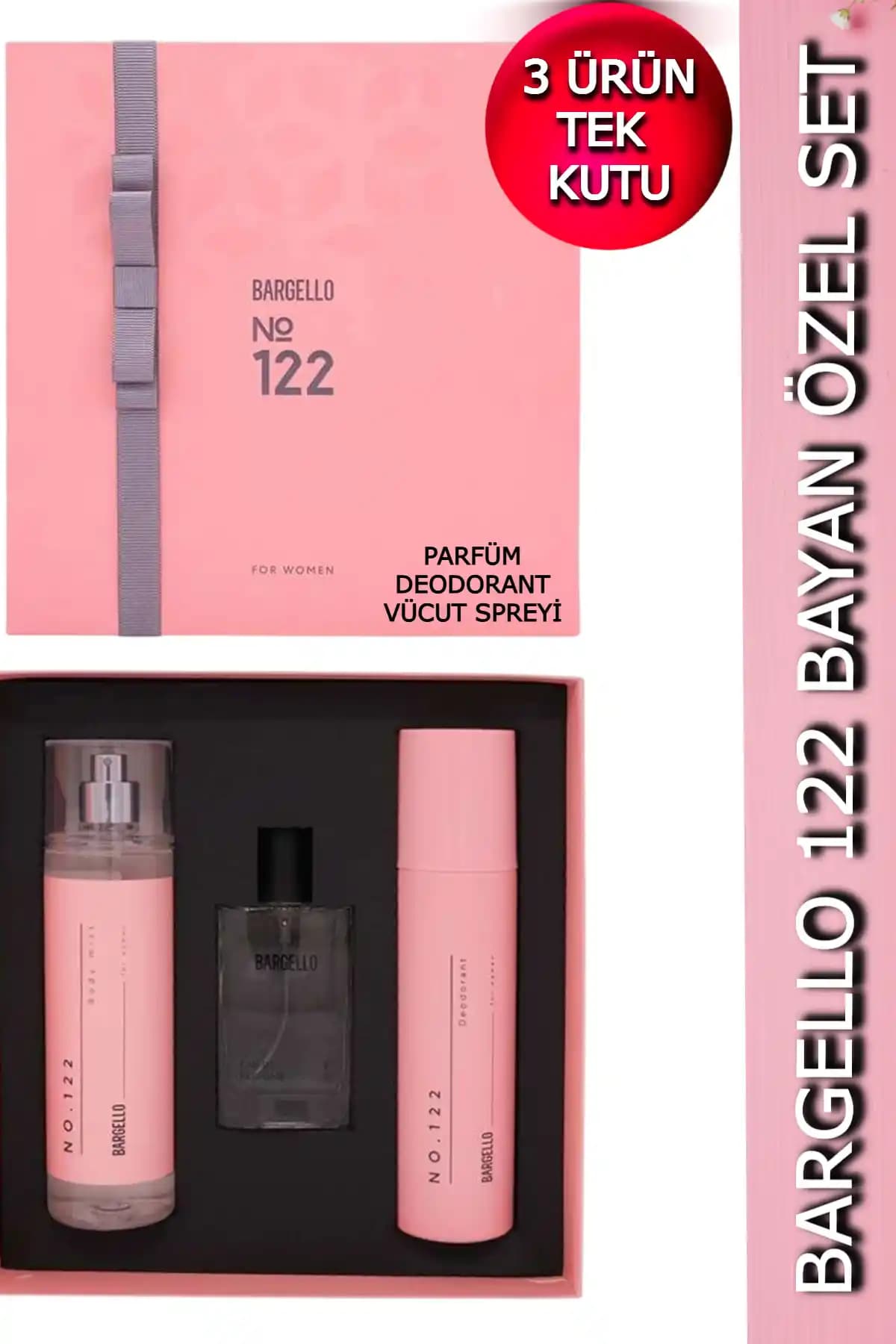 Bargello 122 Kadın Parfüm Seti: Zarafet ve Kalitenin Buluşması
