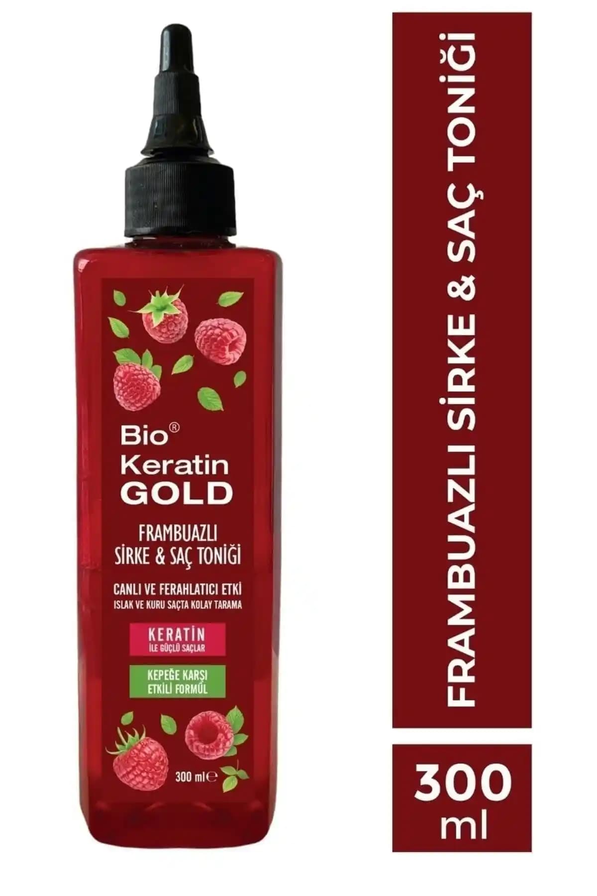 Bio Keratin Gold Frambuazlı Sirke ve Saç Toniği ile Saçlarınızda Doğal Güzellik ve Sağlık
