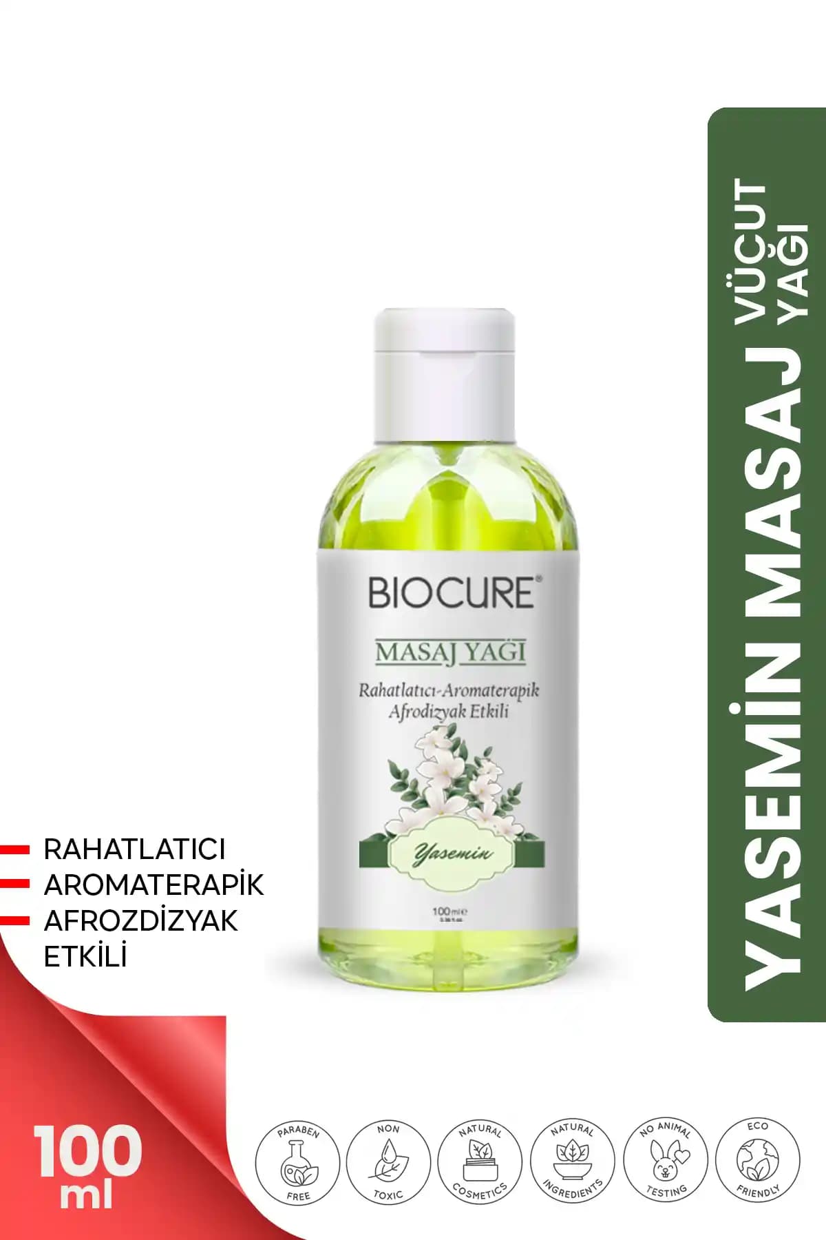 Biocure Rahatlatıcı Aromaterapik Masaj Yağı Doğal İçeriklerle Stres ve Kas Gerginliği Azaltıcı