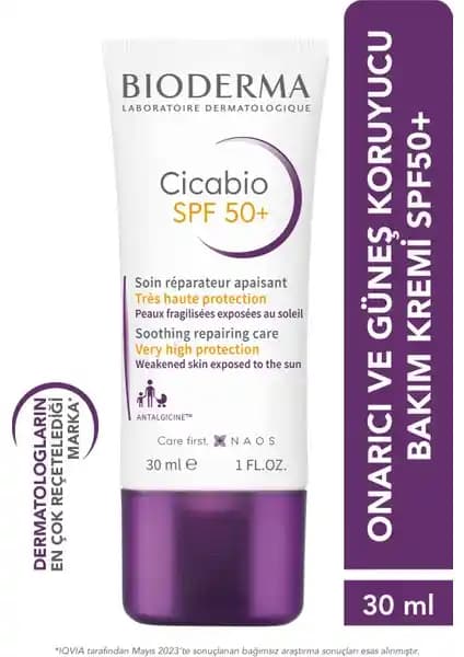 Bioderma Cicabio Cream SPF50+ ile Hassas ve Lekeli Ciltler İçin Güçlü Koruma ve Onarım