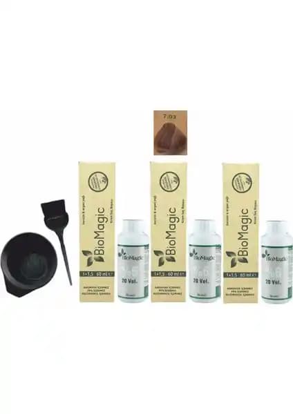 BioMagic Amonyaksız Organik Keratin ve Argan Yağlı Saç Boyası Koyu Tonlar İçin Güvenli ve Doğal Renk Seçeneği