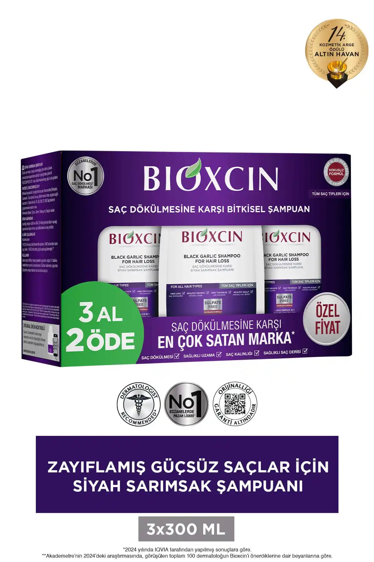 Bioxcin Siyah Sarımsak Şampuanı ile Saç Dökülmesine Karşı Doğal ve Güçlü Çözüm
