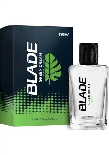 Blade Green Dream Erkek Parfümü Odunsu ve Vanilya Notalarıyla Ferah ve Şık Tasarımıyla Günlük Kullanım İçin Uygun