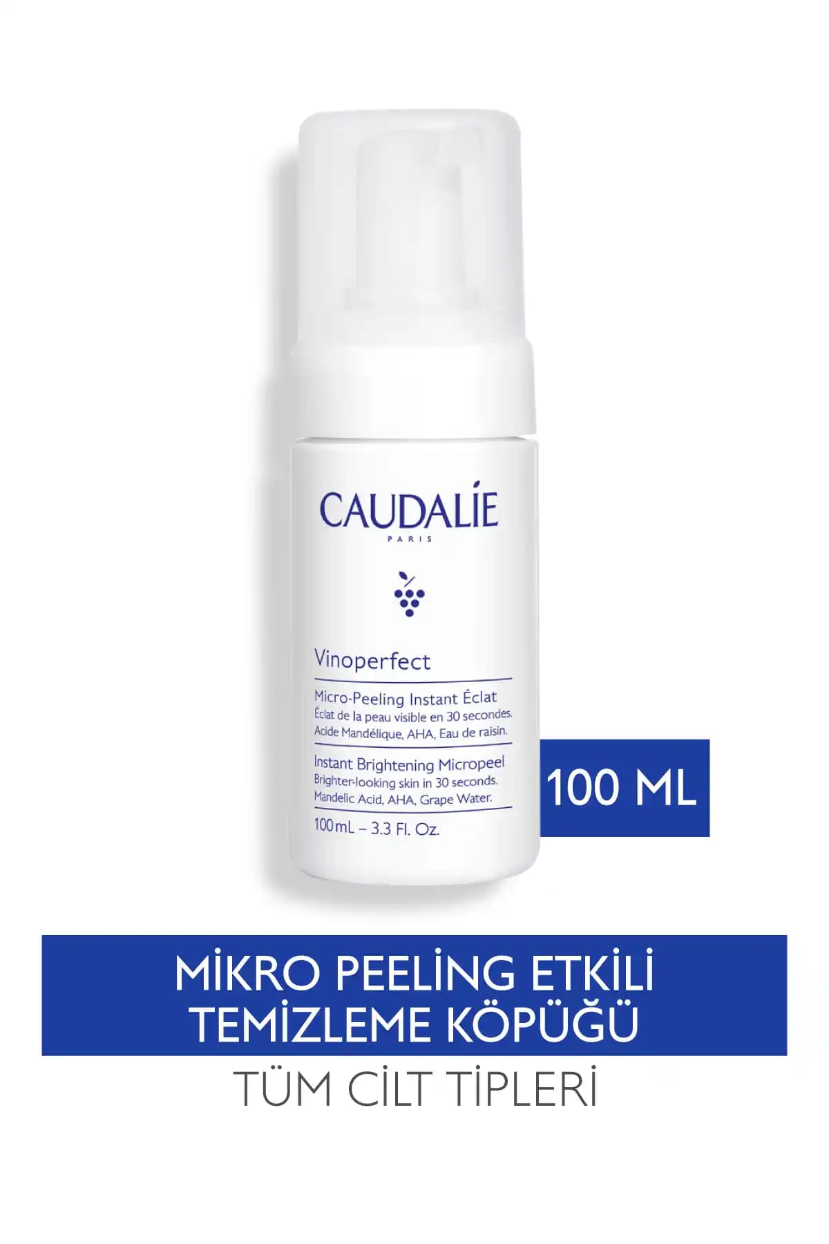 Caudalie Vinoperfect Mikro Peeling Köpüğü ile Günlük Cilt Temizliği ve Aydınlatma