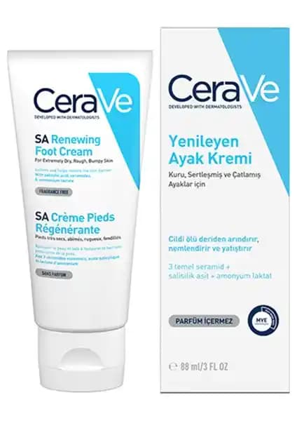 CeraVe Yenileyici Ayak Kremi: Kuru ve Çatlamış Ayaklar İçin Güçlü Nem ve Onarım Çözümü