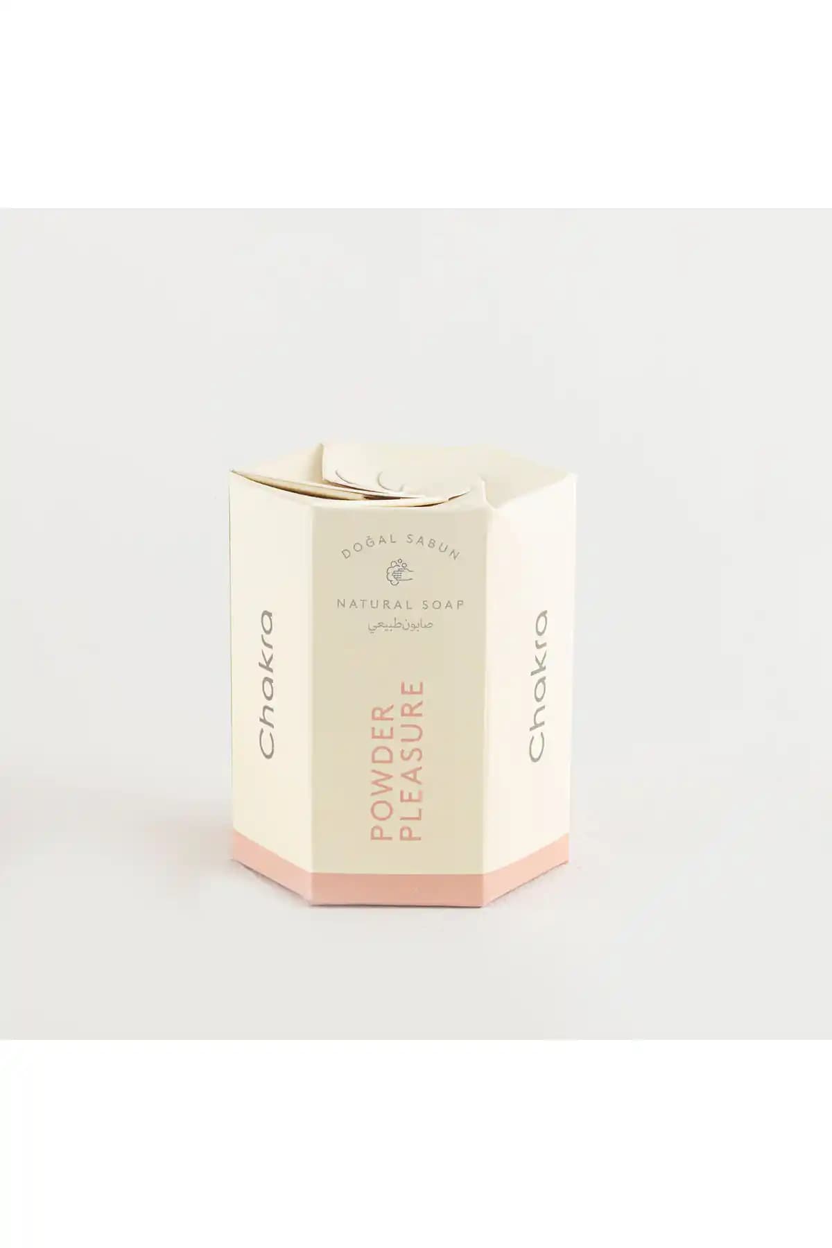 Chakra Doğal Sabun Powder Pleasure: Doğal İçerikli Ferahlatıcı Yüz ve Vücut Sabunu