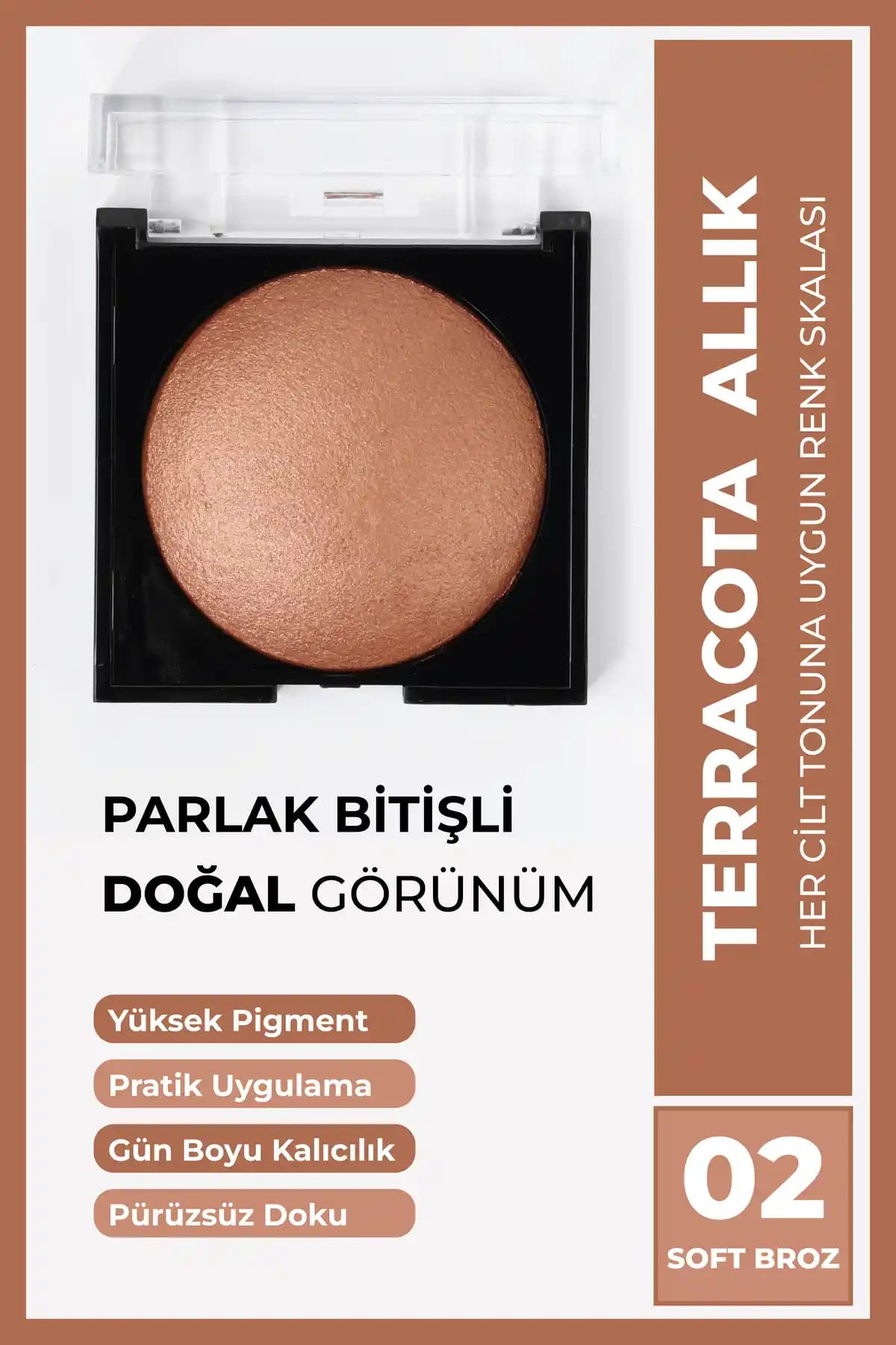 Cocosh She Terracota Allık: Doğal Güzelliğinizi Vurgulayan Kalıcı ve Hafif Makyaj Ürünü