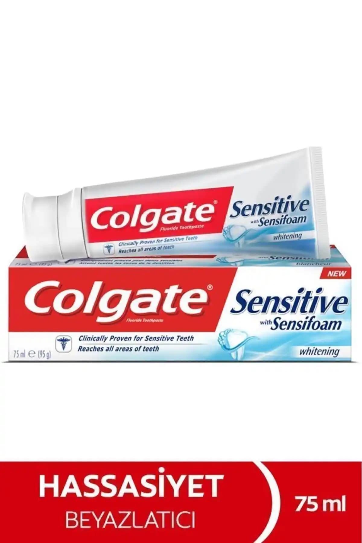Colgate Sensitive Sensifoam Beyazlatıcı Diş Macunu: Hassas Dişler İçin Güvenilir Temizlik ve Parlaklık