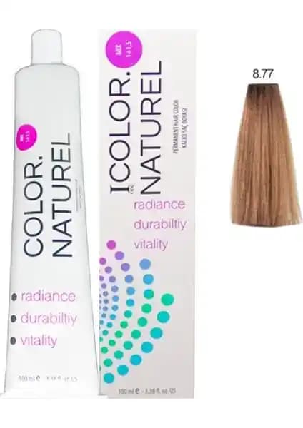 Color Naturel Saç Boyası 8.77 Karamel: Doğal ve Kalıcı Renk Seçeneği
